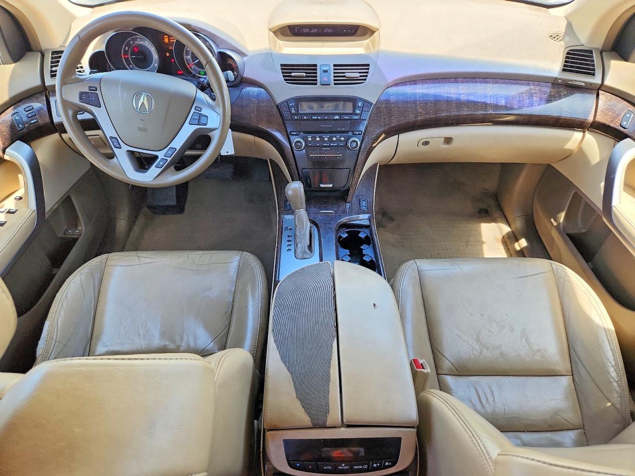 2012 Acura Mdx White vin: 2HNYD2H28CH537489