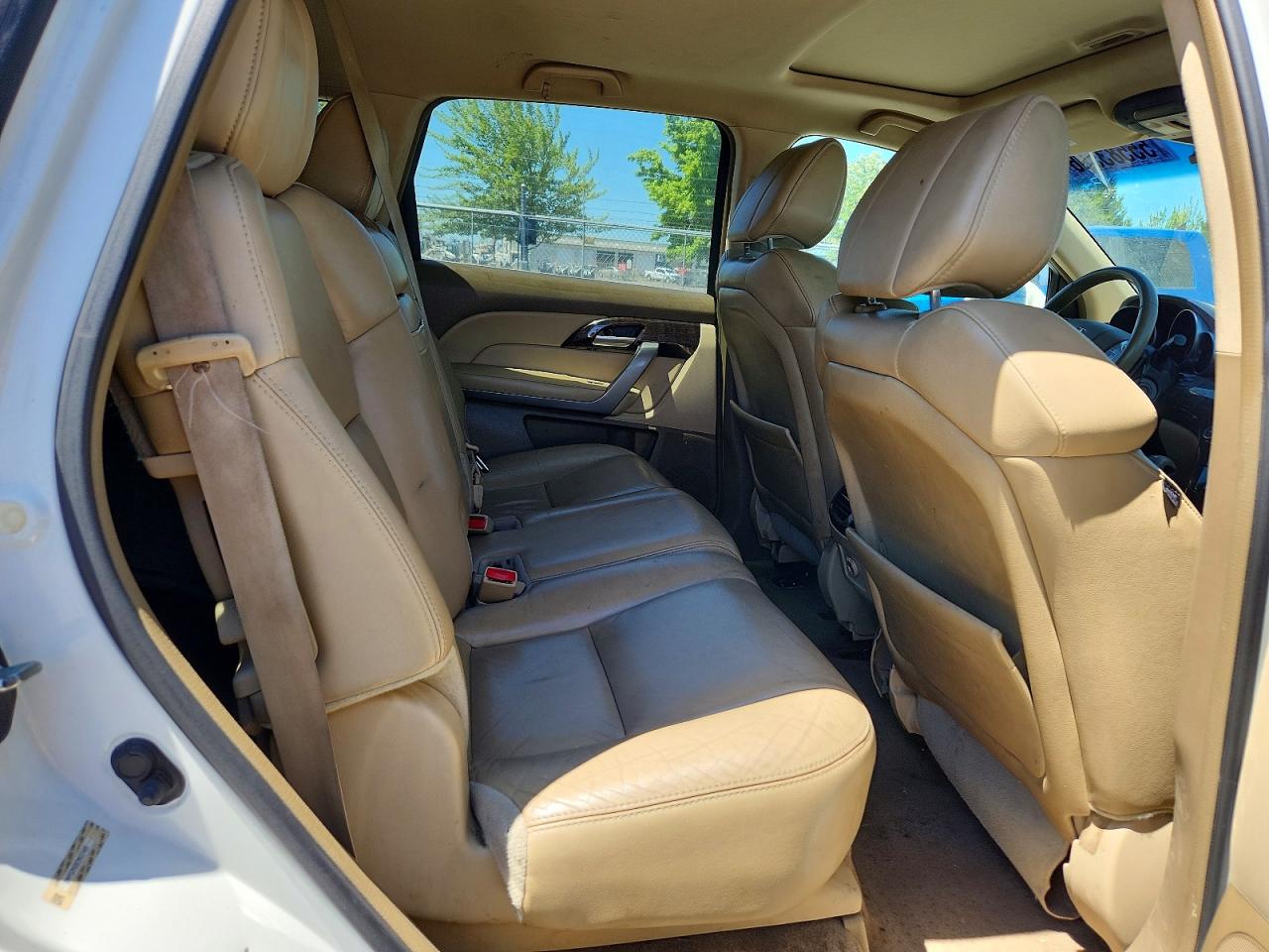 2012 Acura Mdx White vin: 2HNYD2H28CH537489