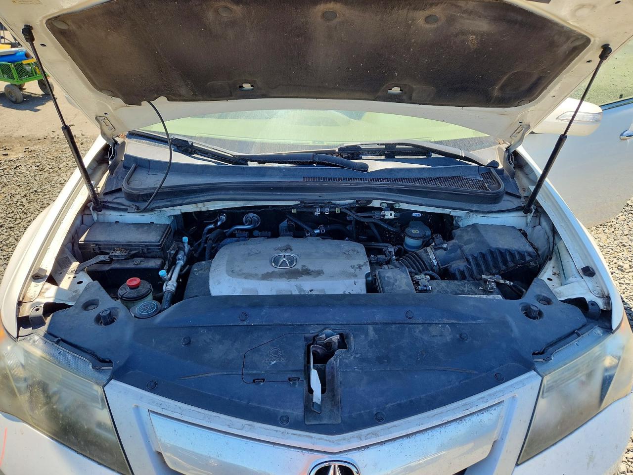 2012 Acura Mdx White vin: 2HNYD2H28CH537489