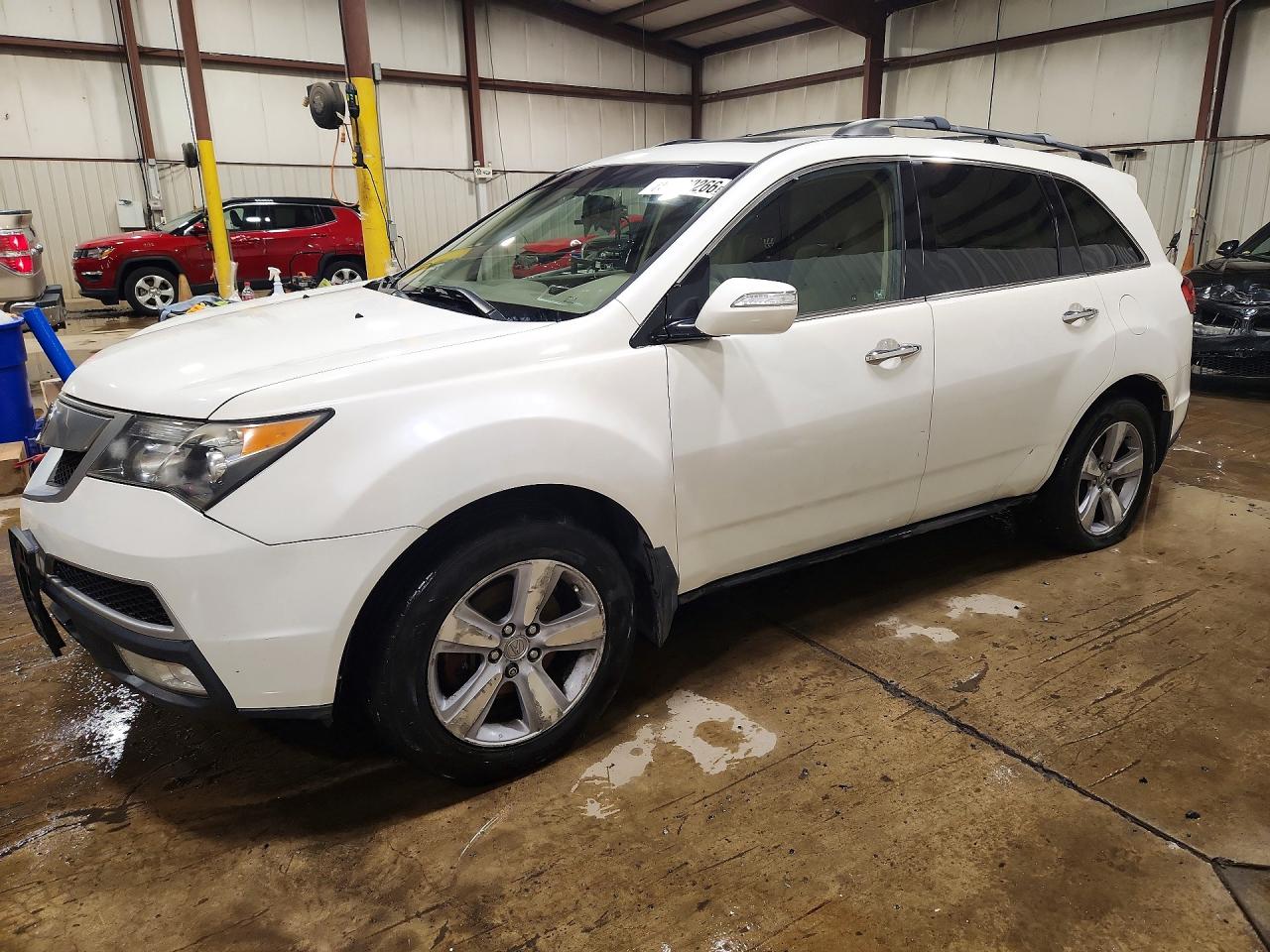 2012 Acura Mdx White vin: 2HNYD2H28CH543101