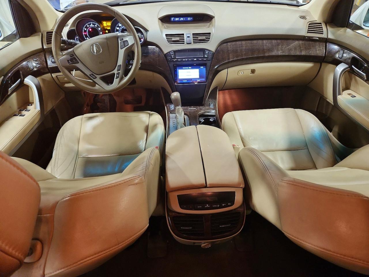 2012 Acura Mdx White vin: 2HNYD2H28CH543101
