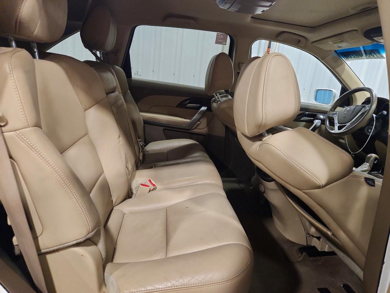 2012 Acura Mdx White vin: 2HNYD2H28CH543101