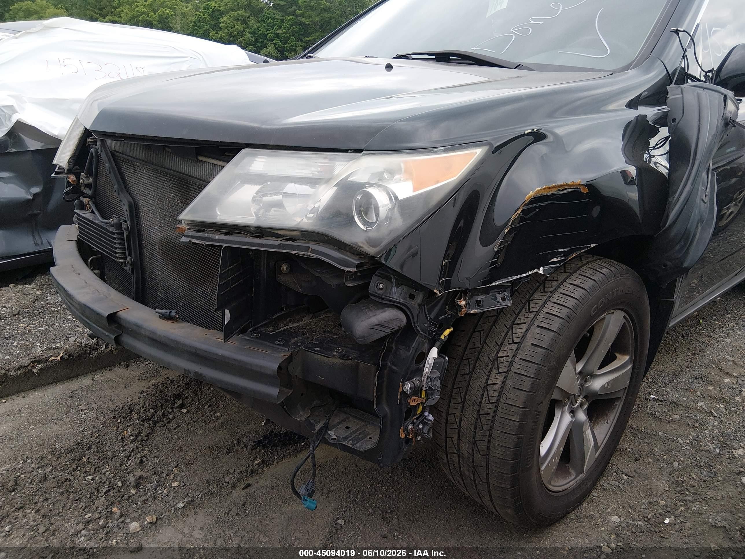 2012 Acura Mdx   Black vin: 2HNYD2H28CH545964