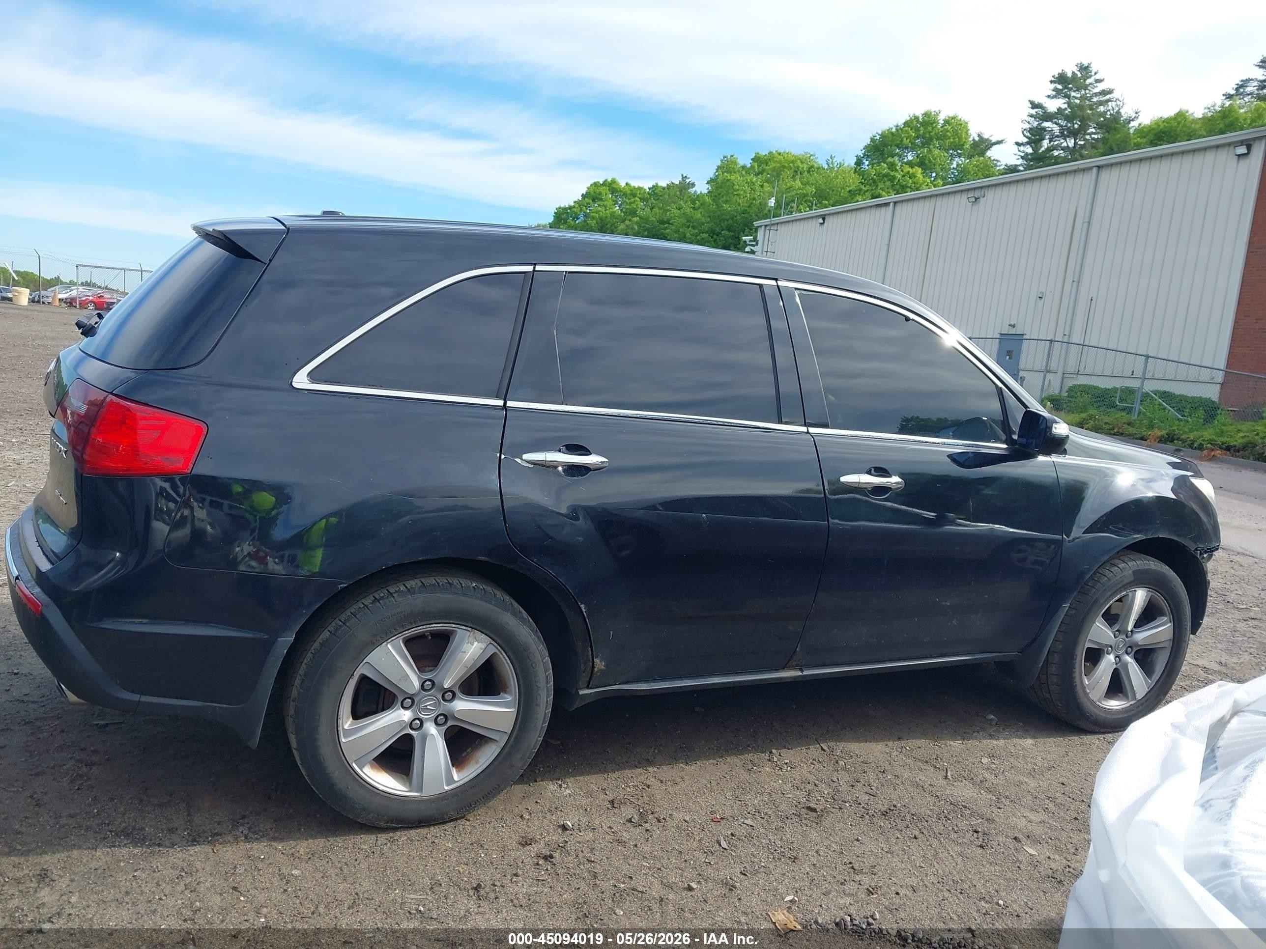 2012 Acura Mdx   Black vin: 2HNYD2H28CH545964