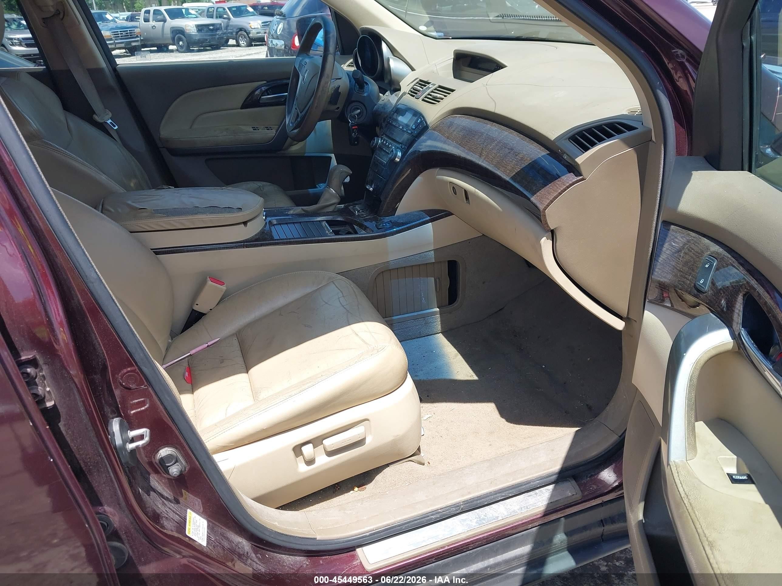 2010 Acura Mdx   Maroon vin: 2HNYD2H29AH509259