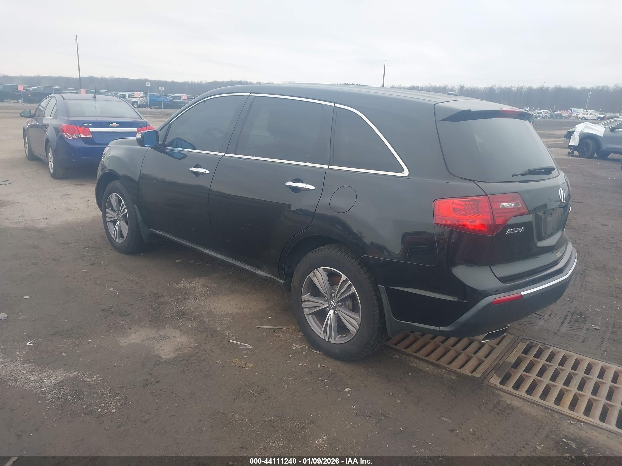 2010 Acura Mdx   Black vin: 2HNYD2H29AH531911