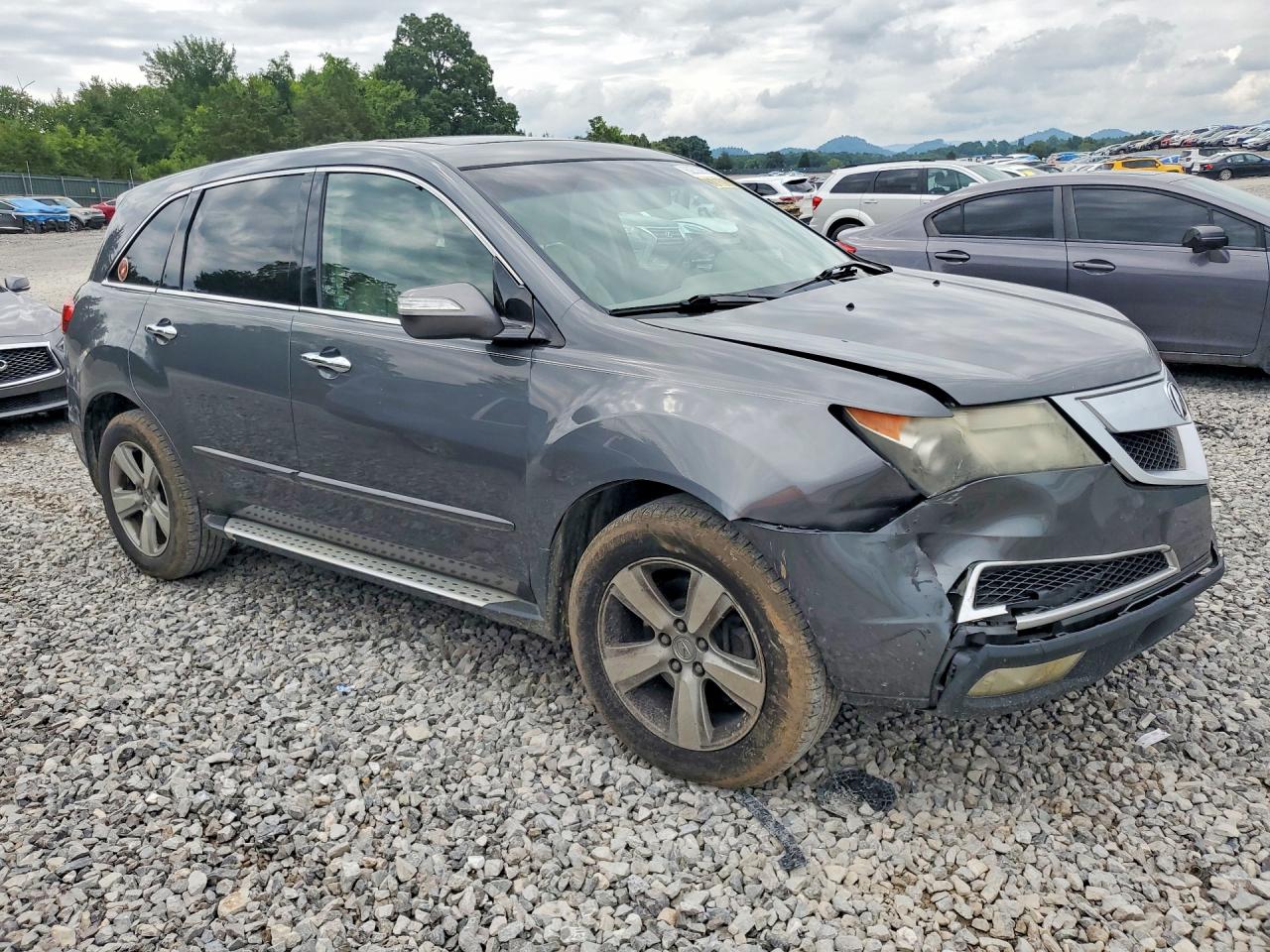 2011 Acura Mdx Gray vin: 2HNYD2H29BH507609