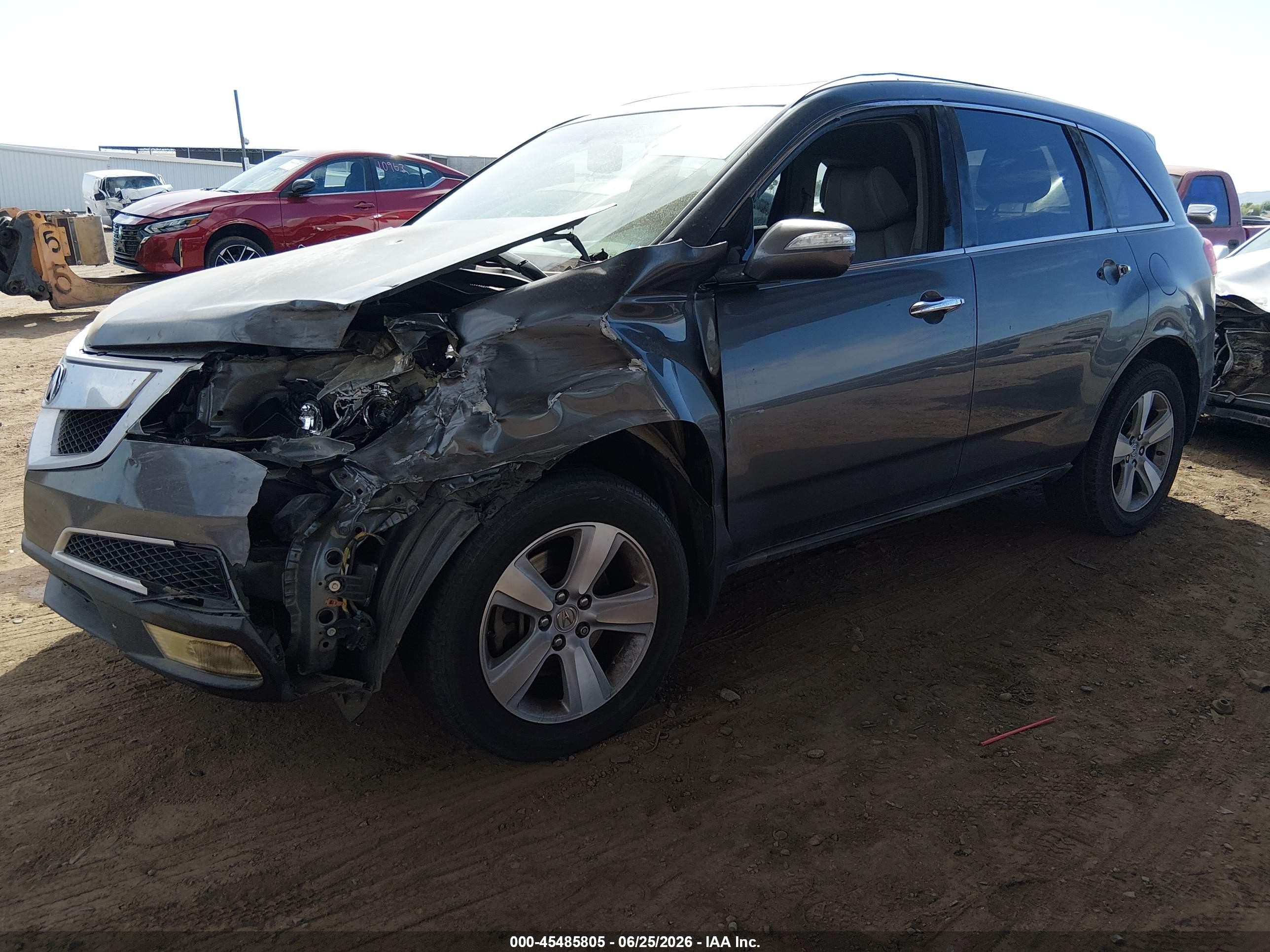 2011 Acura Mdx   Gray vin: 2HNYD2H29BH515127