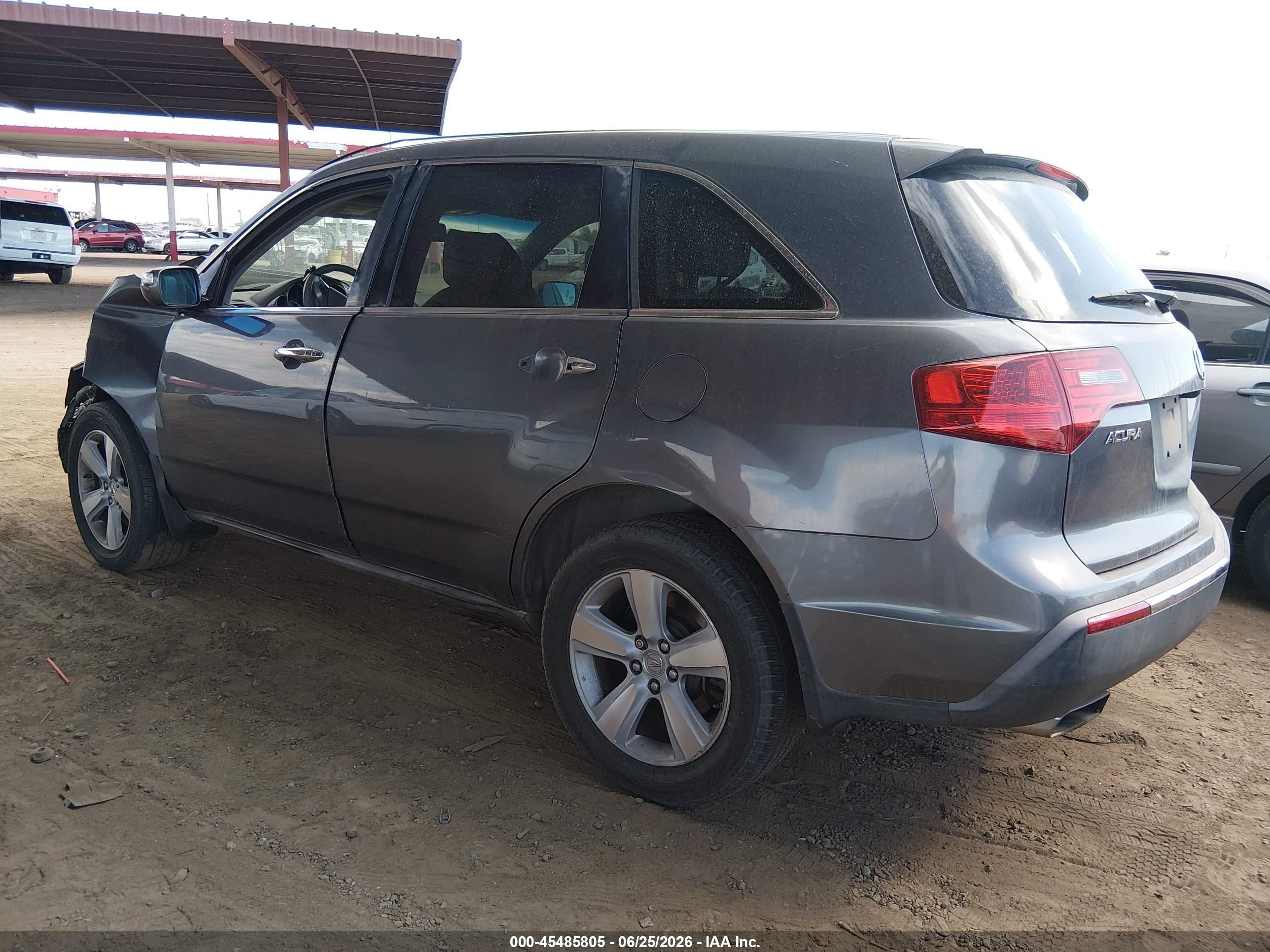 2011 Acura Mdx   Gray vin: 2HNYD2H29BH515127