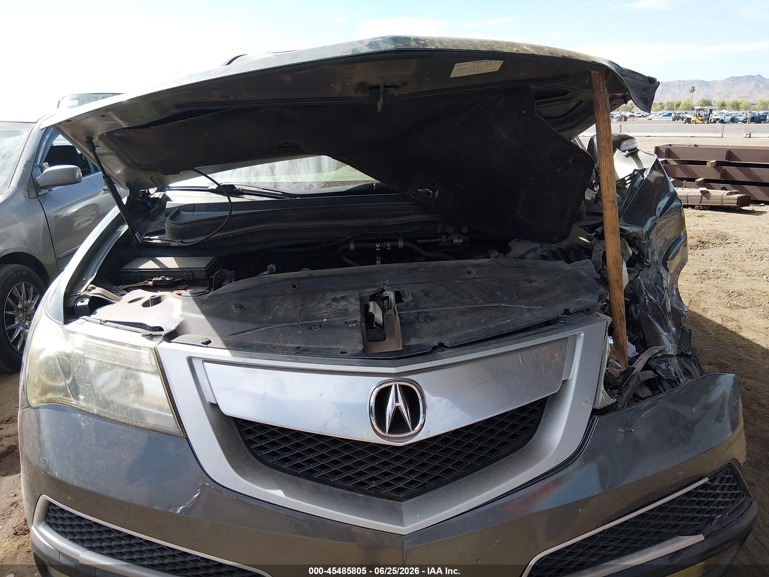 2011 Acura Mdx   Gray vin: 2HNYD2H29BH515127