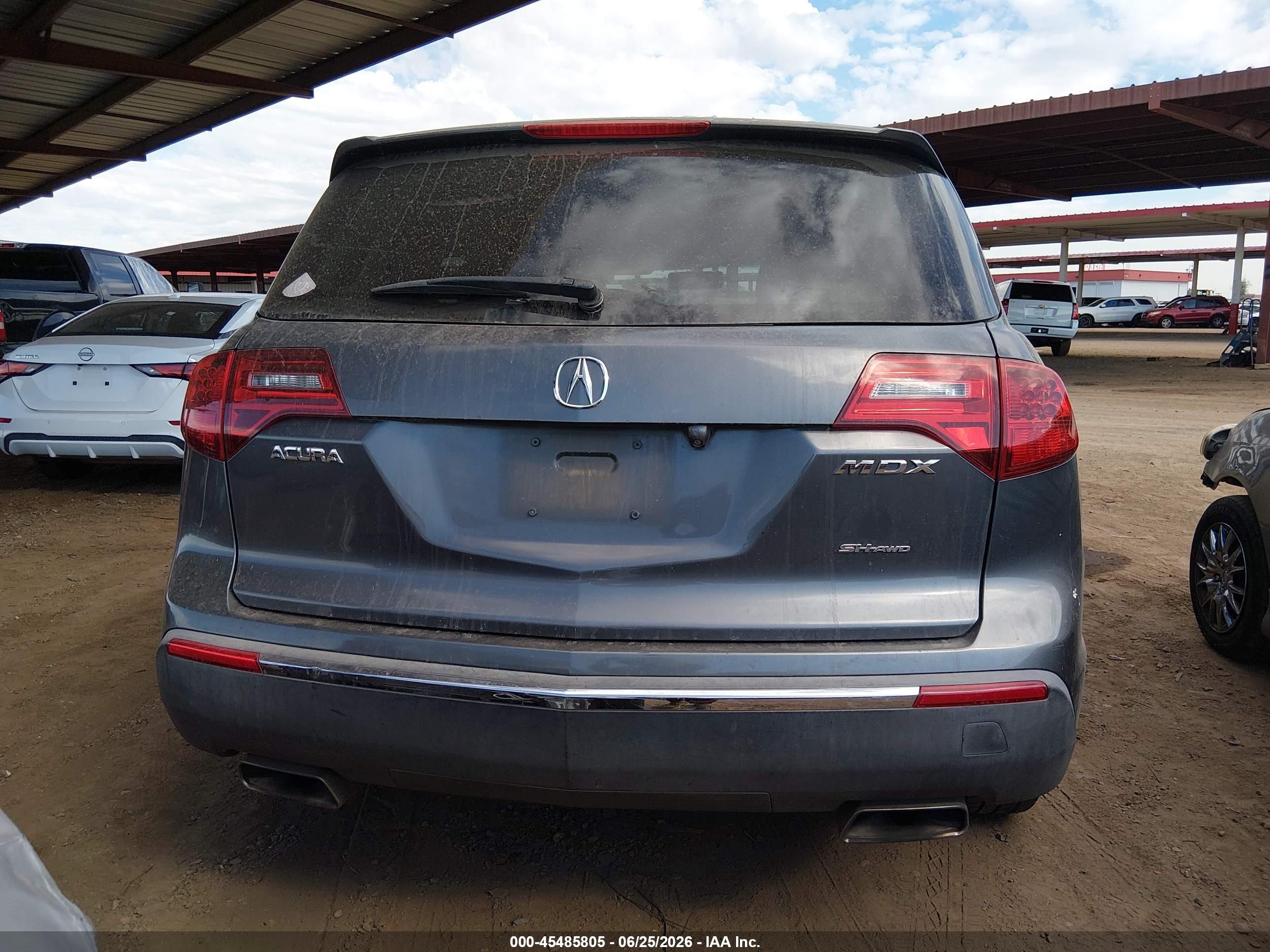 2011 Acura Mdx   Gray vin: 2HNYD2H29BH515127