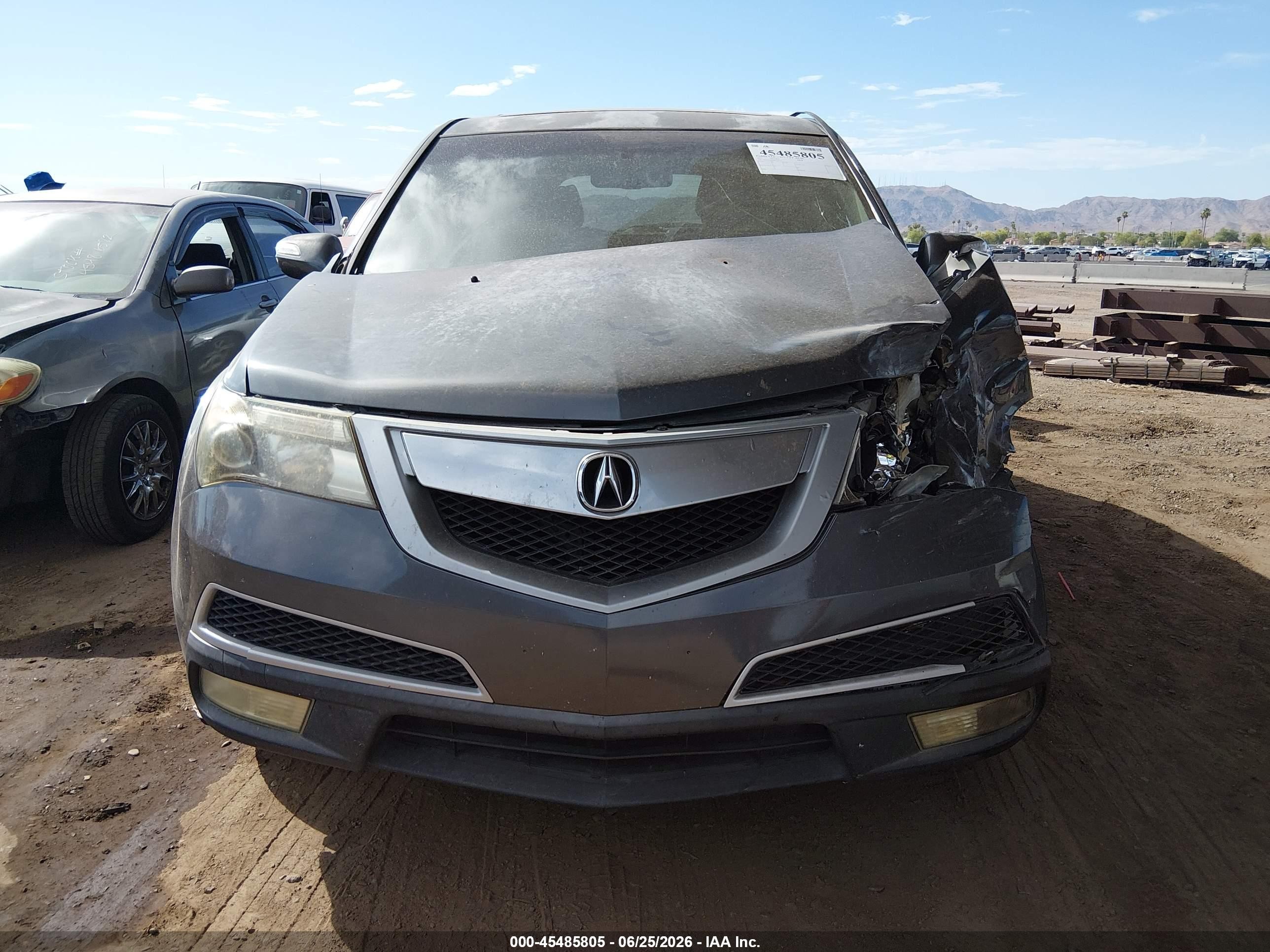 2011 Acura Mdx   Gray vin: 2HNYD2H29BH515127