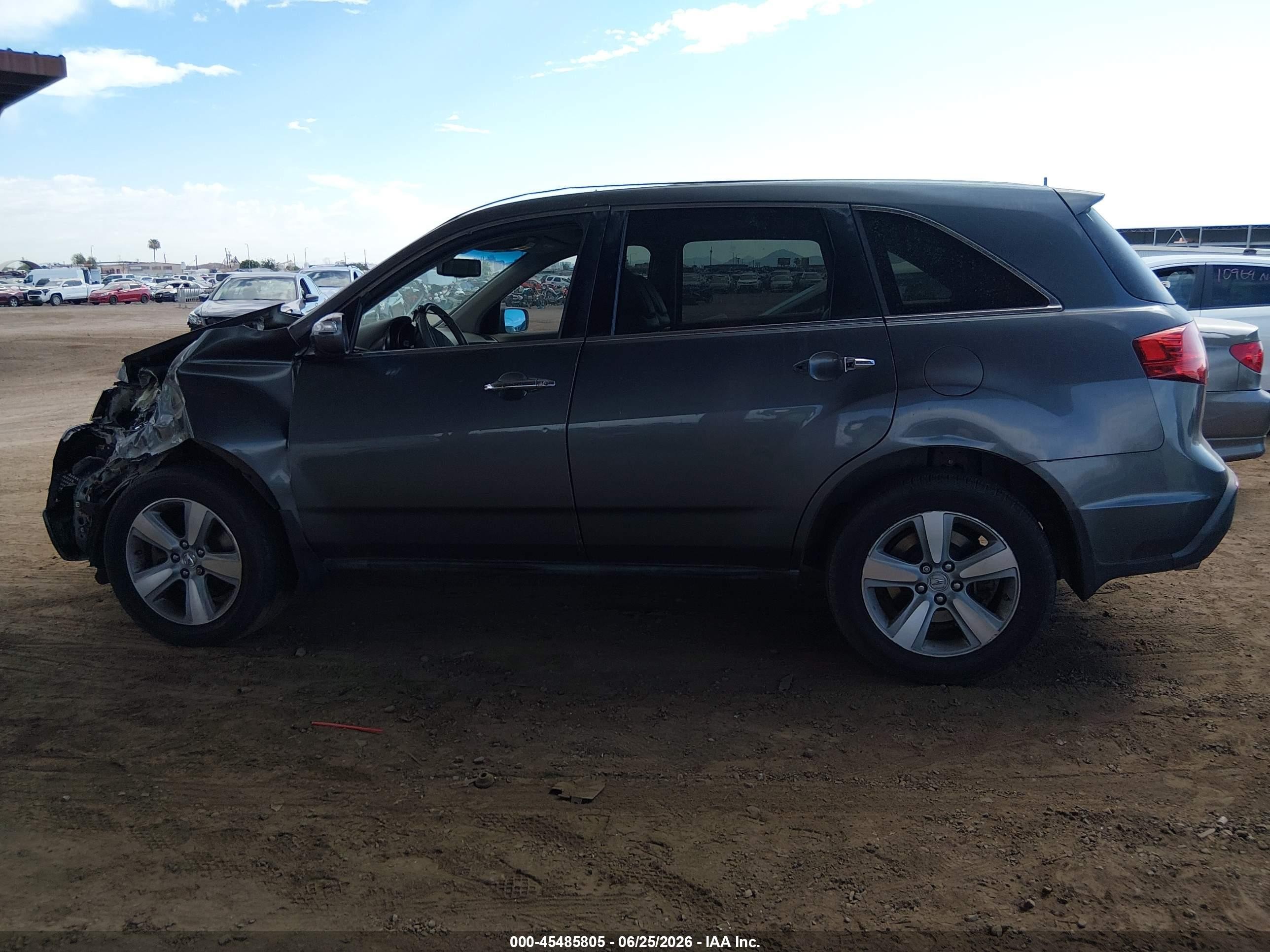 2011 Acura Mdx   Gray vin: 2HNYD2H29BH515127