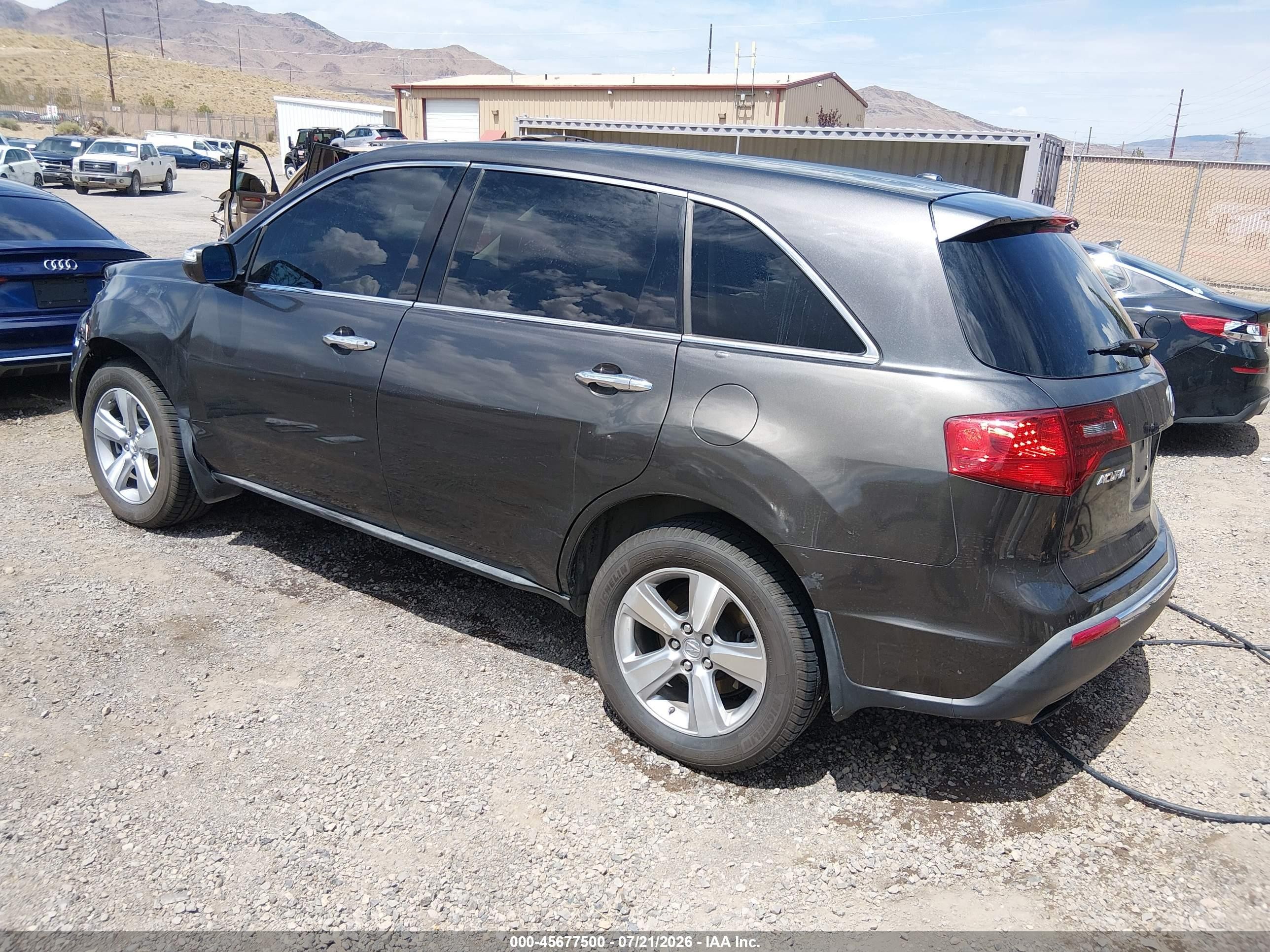 2011 Acura Mdx   Black vin: 2HNYD2H29BH527651