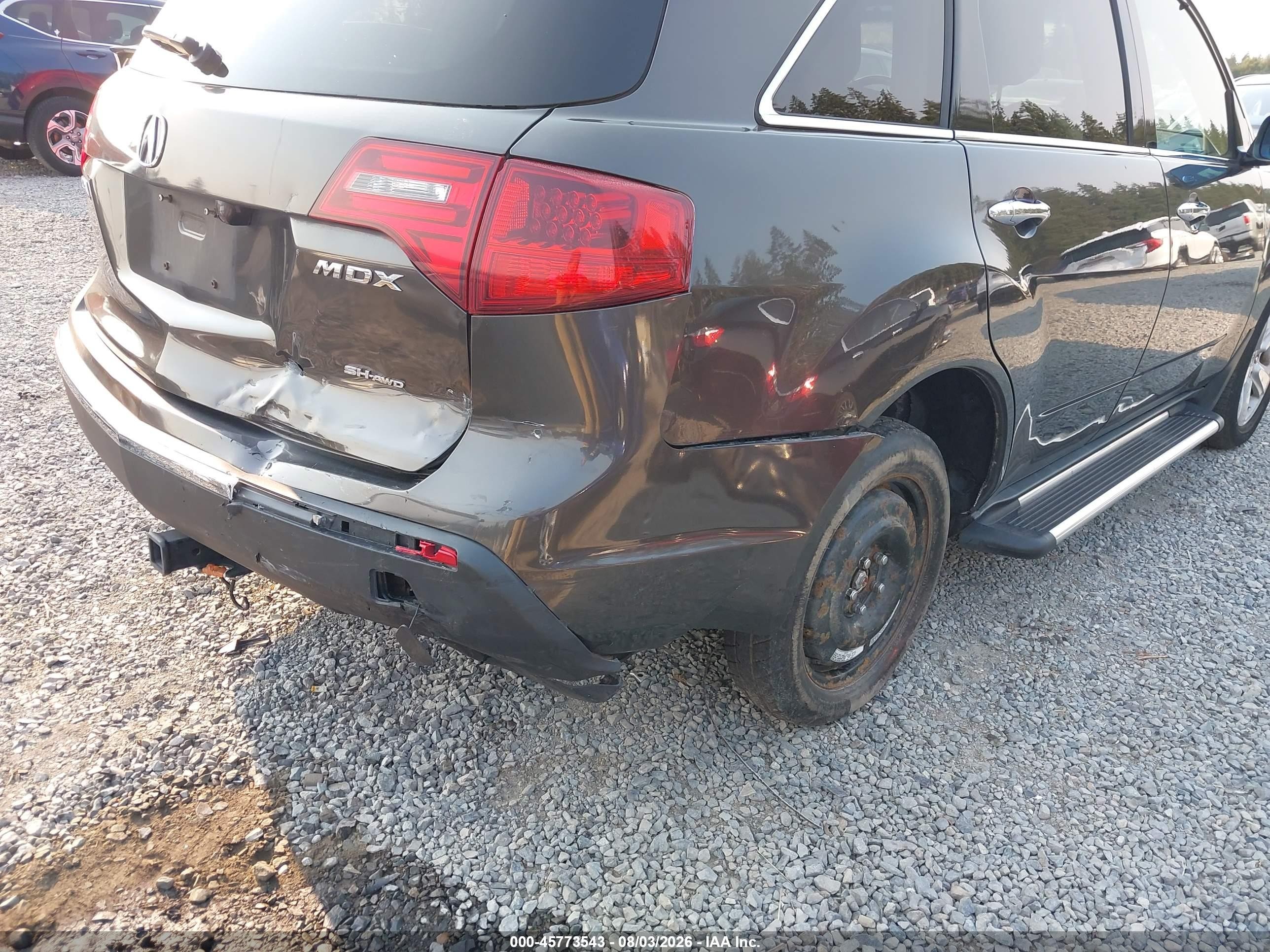 2012 Acura Mdx Gray vin: 2HNYD2H29CH003532