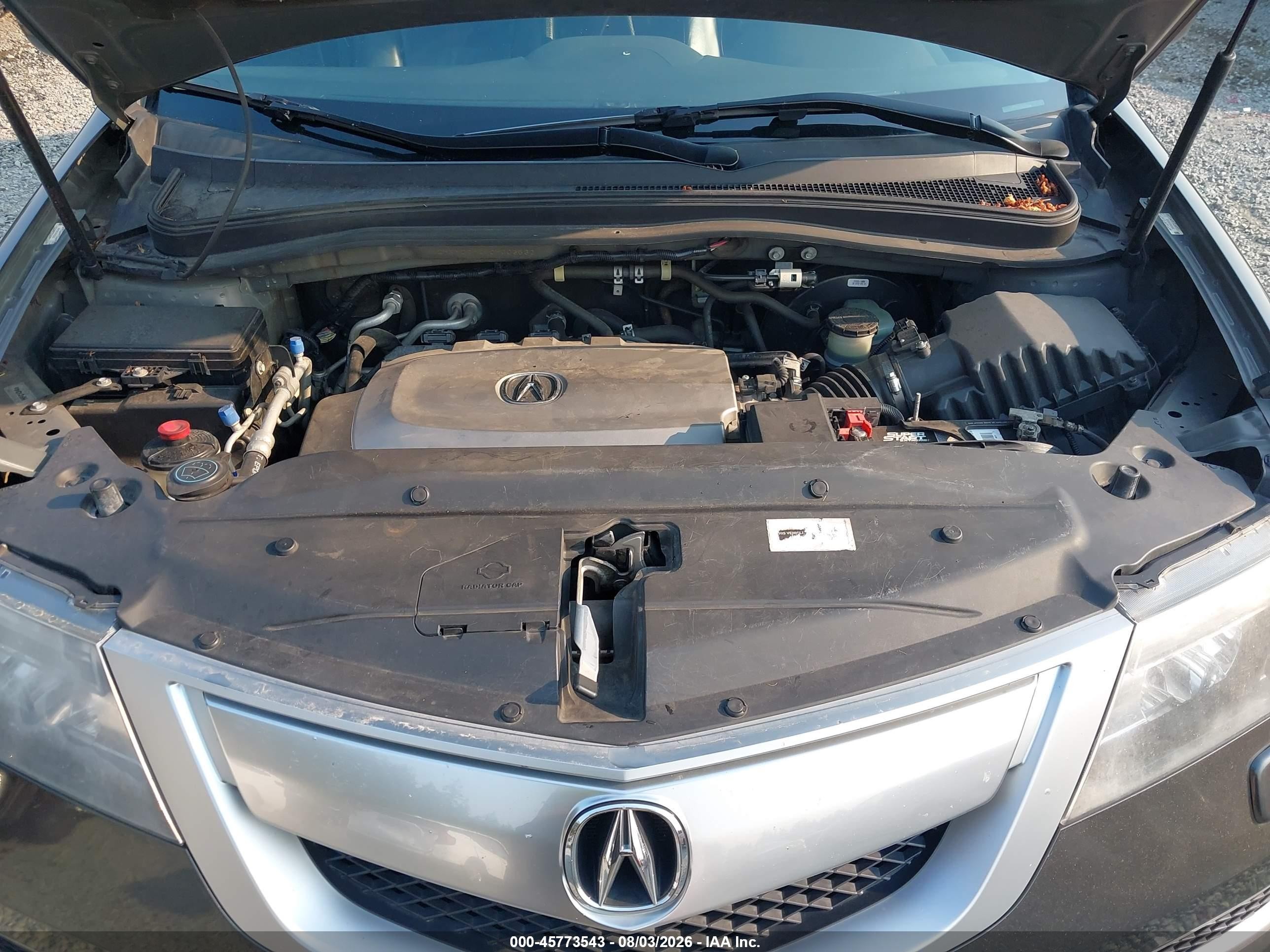 2012 Acura Mdx Gray vin: 2HNYD2H29CH003532