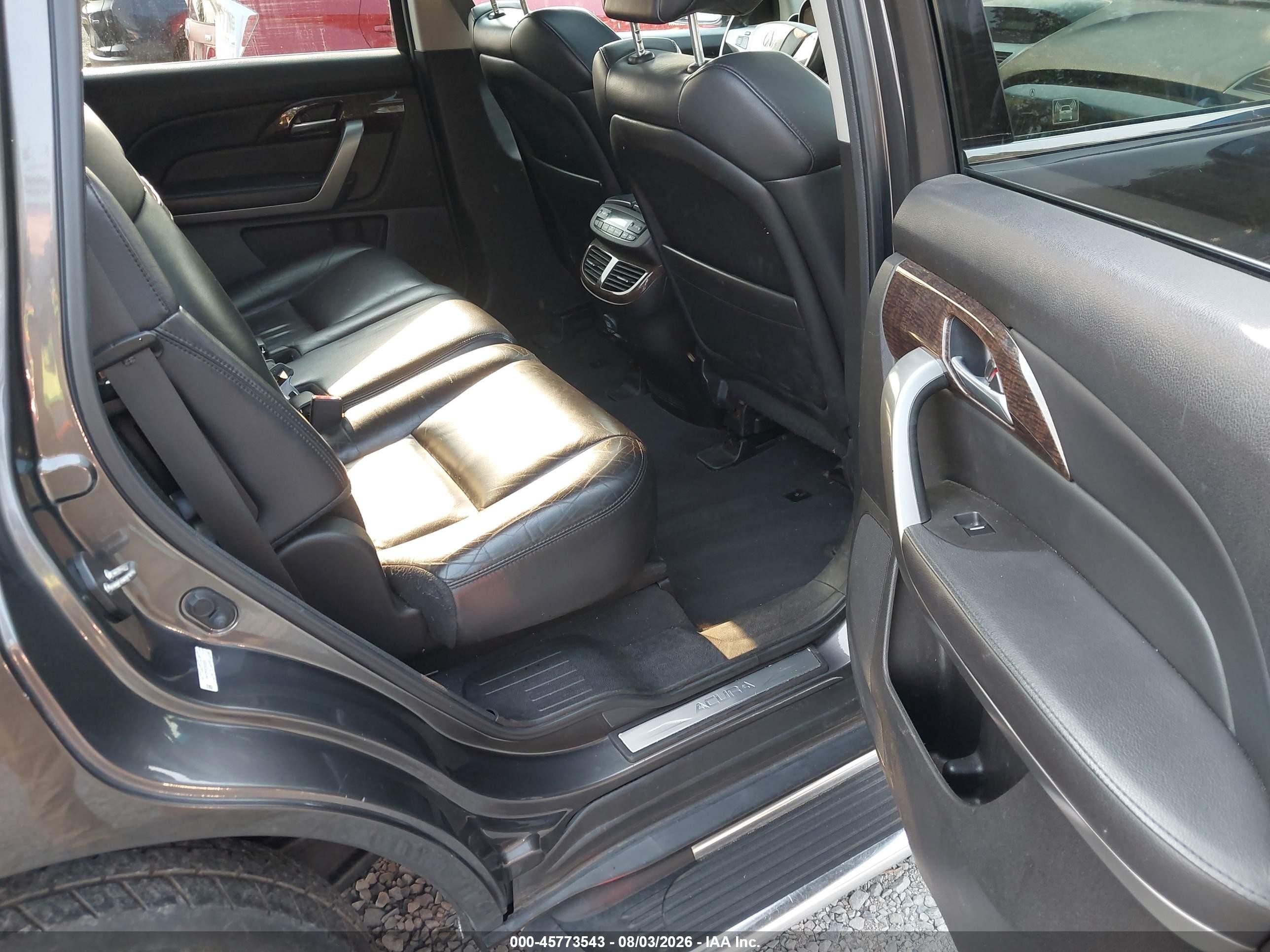 2012 Acura Mdx Gray vin: 2HNYD2H29CH003532