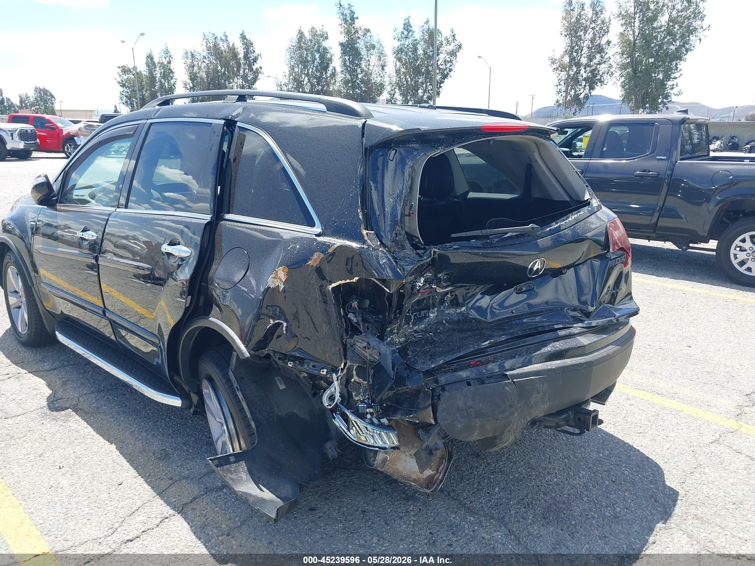 2012 Acura Mdx   Черный vin: 2HNYD2H29CH505571