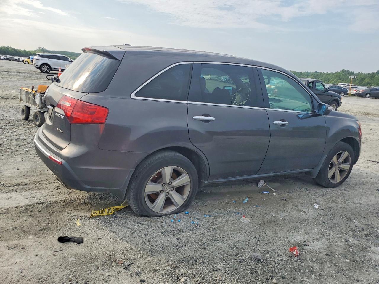 2012 Acura Mdx Gray vin: 2HNYD2H29CH507188