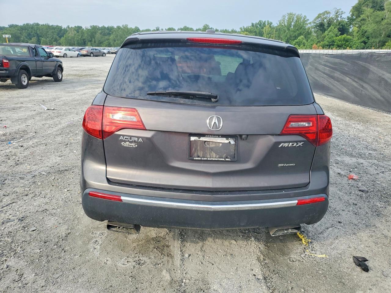 2012 Acura Mdx Gray vin: 2HNYD2H29CH507188