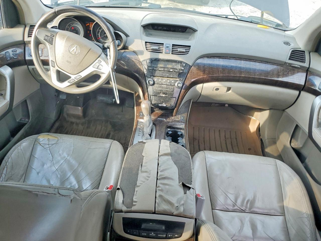 2012 Acura Mdx Gray vin: 2HNYD2H29CH507188