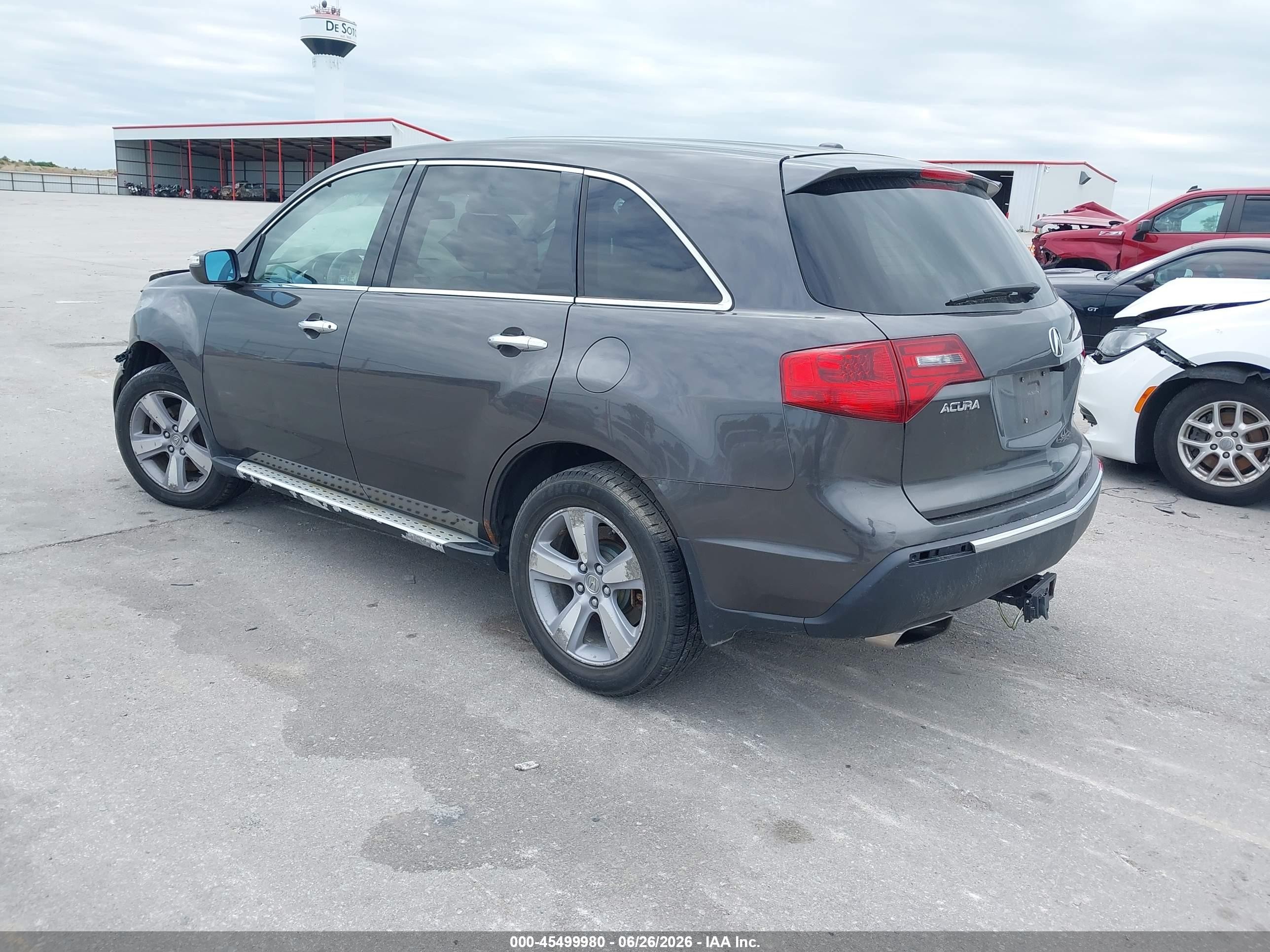 2012 Acura Mdx   Gray vin: 2HNYD2H29CH507210