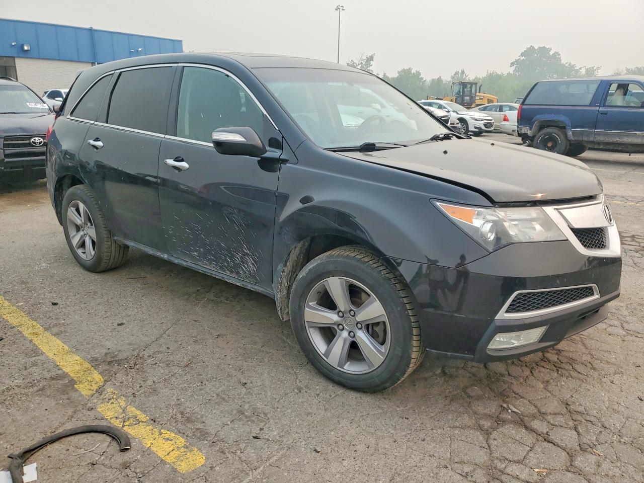 2012 Acura Mdx Черный vin: 2HNYD2H29CH518739