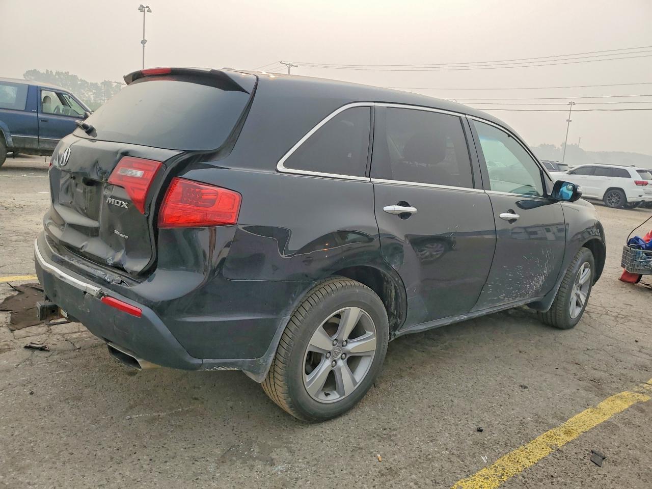2012 Acura Mdx Черный vin: 2HNYD2H29CH518739