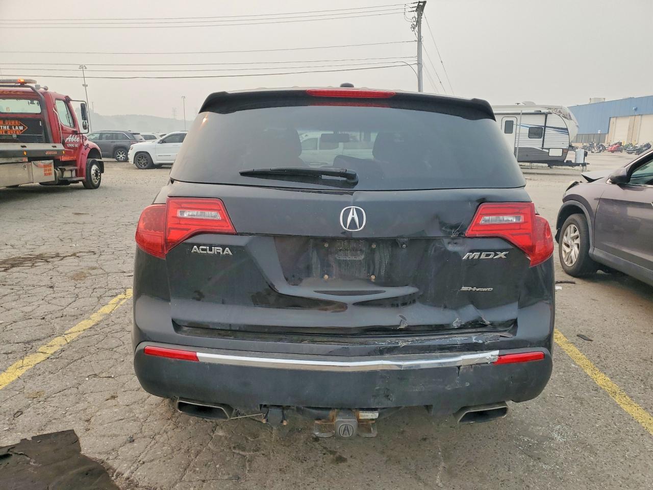 2012 Acura Mdx Черный vin: 2HNYD2H29CH518739