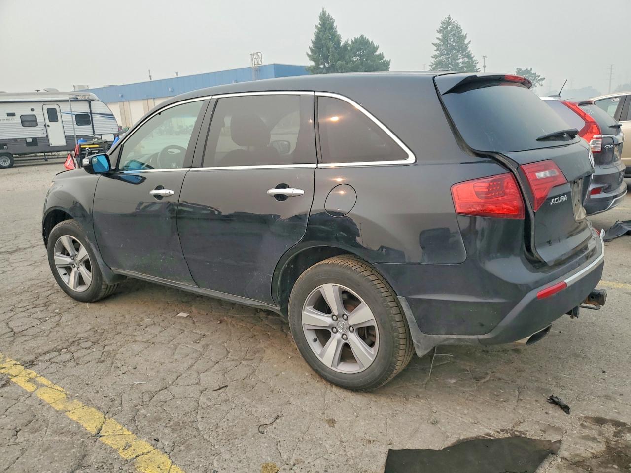 2012 Acura Mdx Черный vin: 2HNYD2H29CH518739