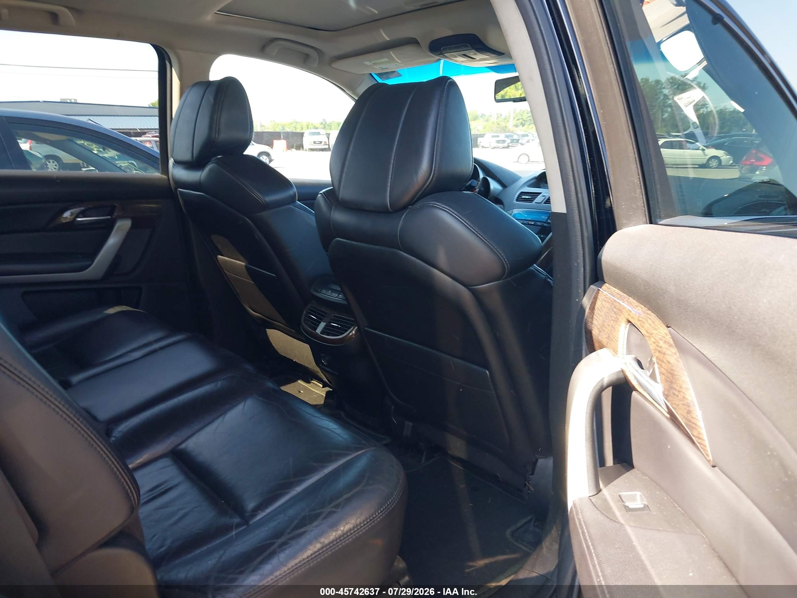 2012 Acura Mdx   Black vin: 2HNYD2H29CH522273