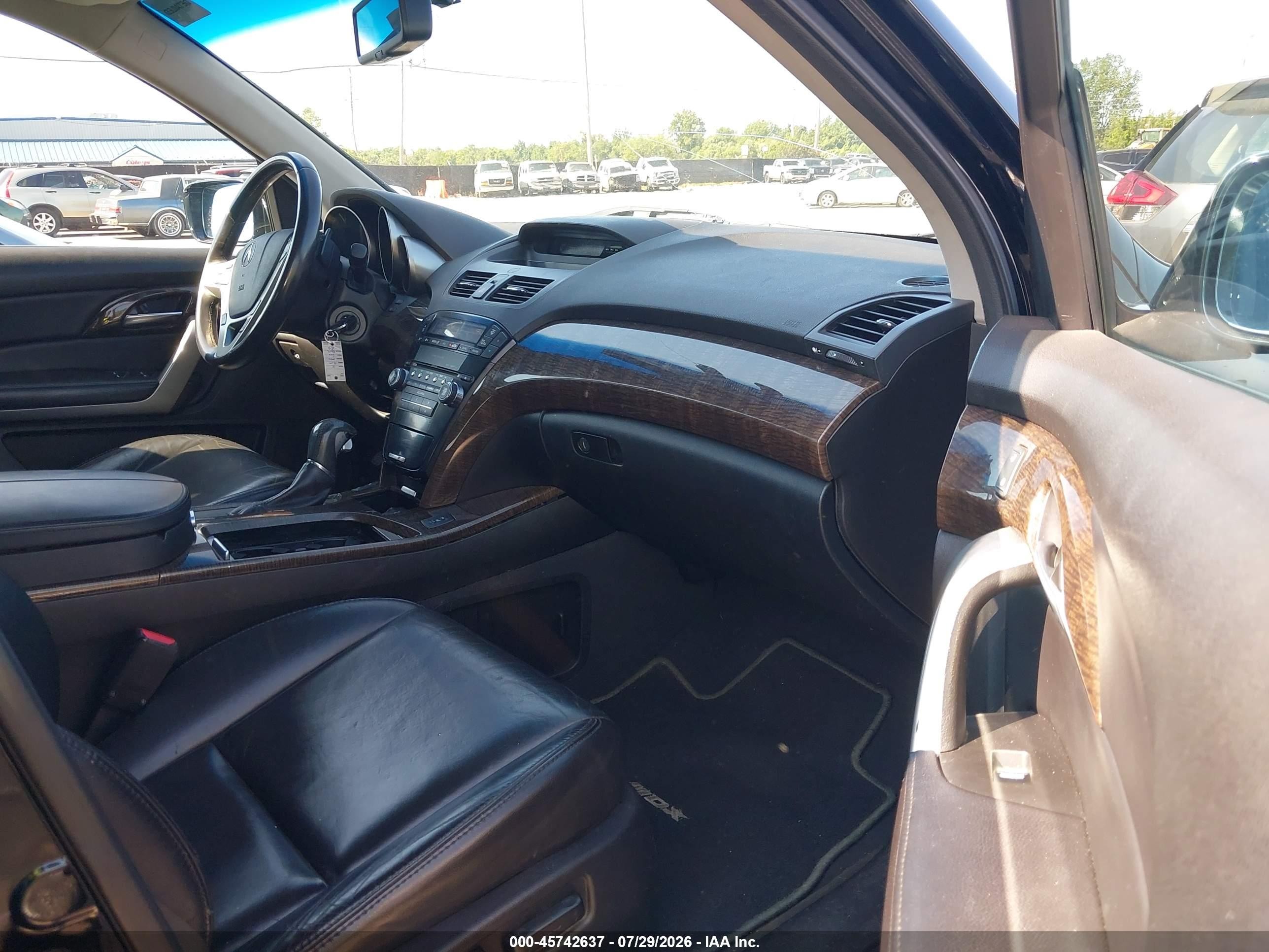 2012 Acura Mdx   Black vin: 2HNYD2H29CH522273