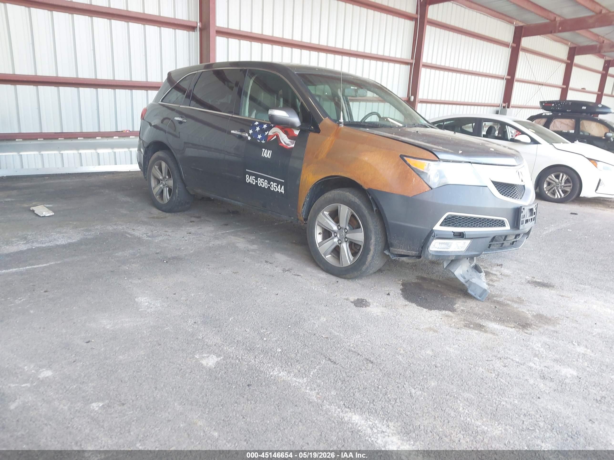 2012 Acura Mdx   Gray vin: 2HNYD2H29CH530549