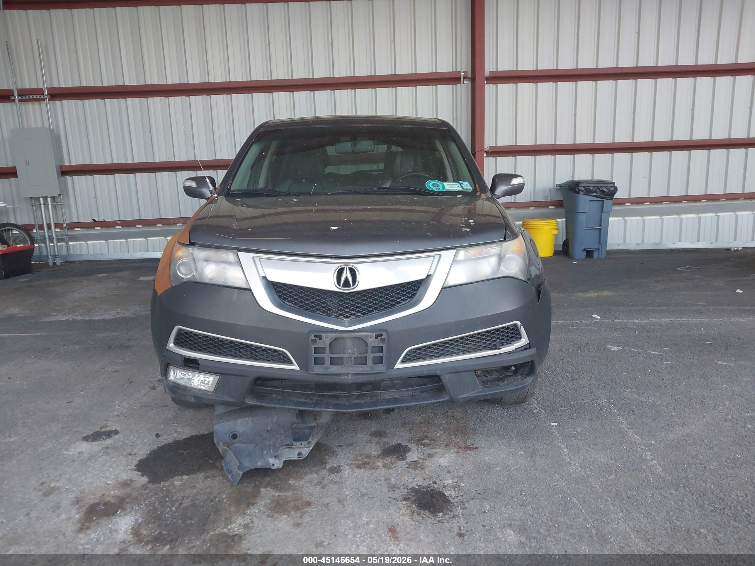 2012 Acura Mdx   Gray vin: 2HNYD2H29CH530549