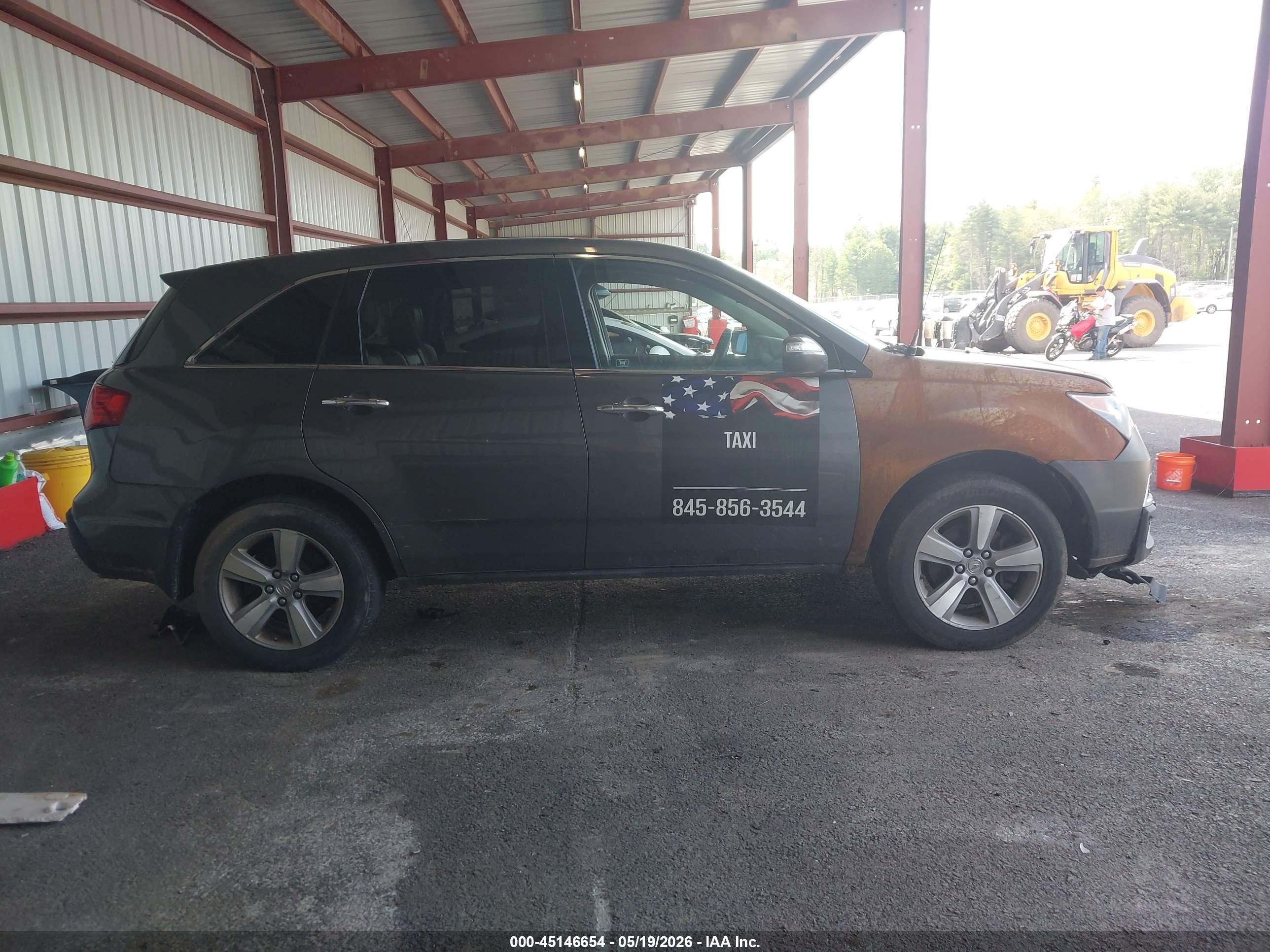 2012 Acura Mdx   Gray vin: 2HNYD2H29CH530549
