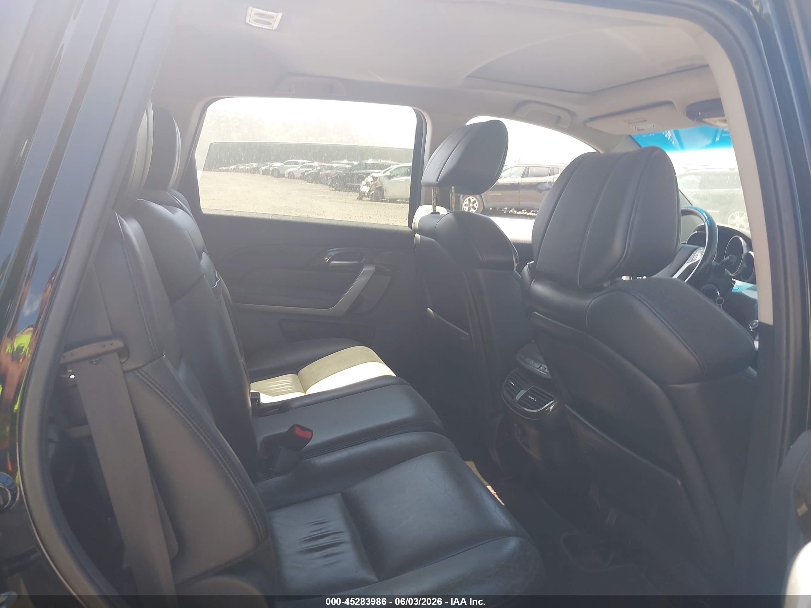 2012 Acura Mdx   Black vin: 2HNYD2H29CH533709