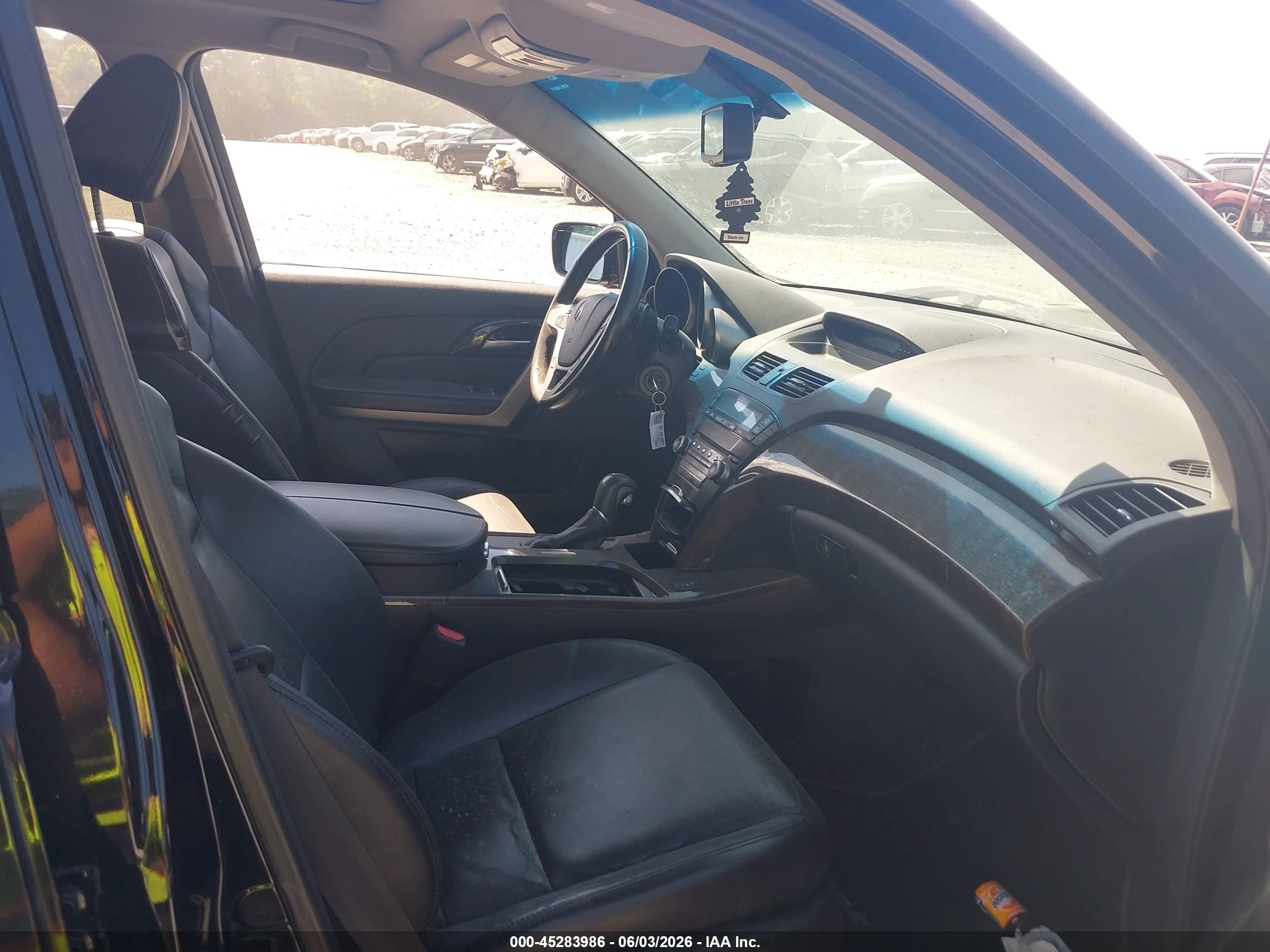 2012 Acura Mdx   Black vin: 2HNYD2H29CH533709