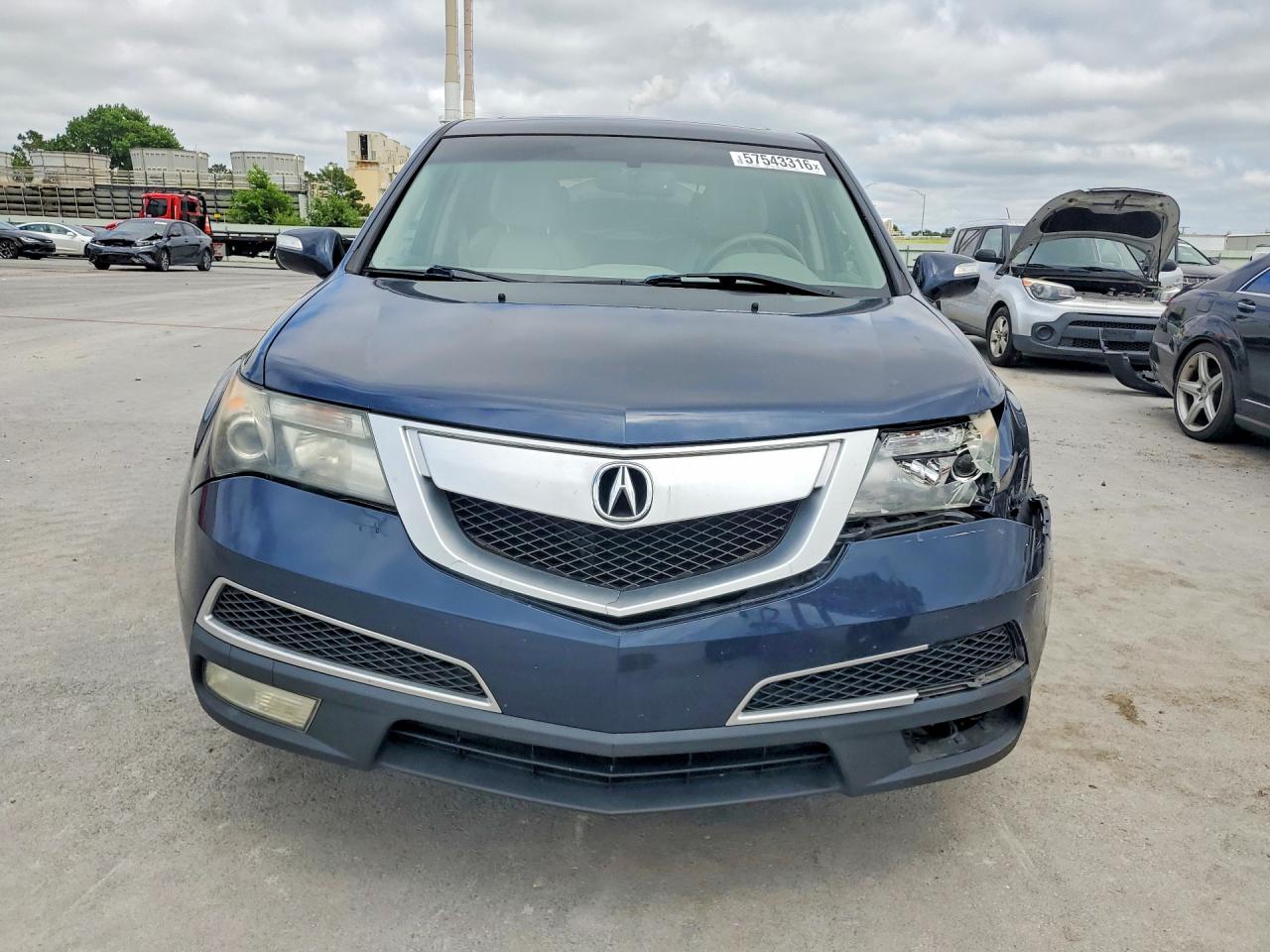 2012 Acura Mdx Blue vin: 2HNYD2H29CH540692