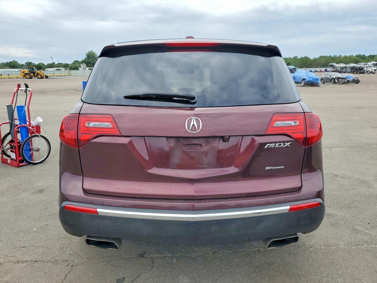 2013 Acura Mdx Burgundy vin: 2HNYD2H29DH505152