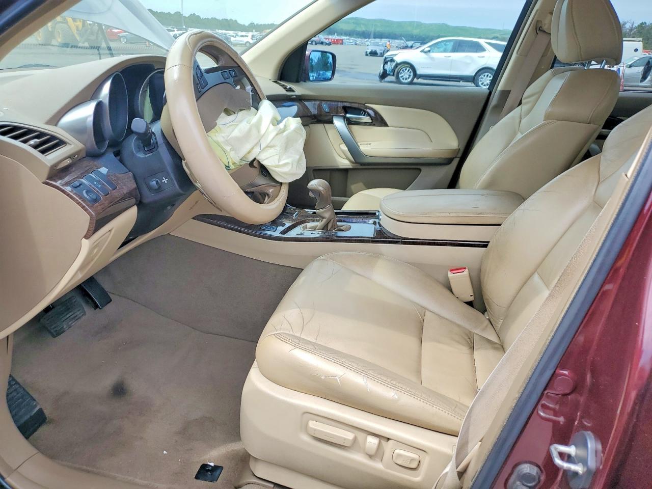 2013 Acura Mdx Burgundy vin: 2HNYD2H29DH505152