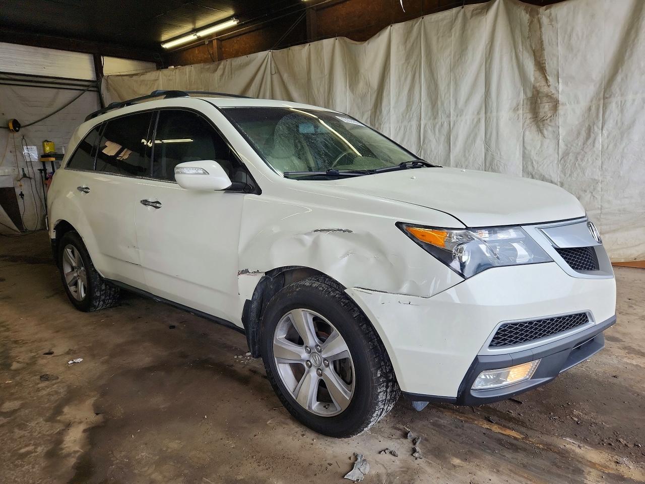 2010 Acura Mdx Белый vin: 2HNYD2H2XAH503454