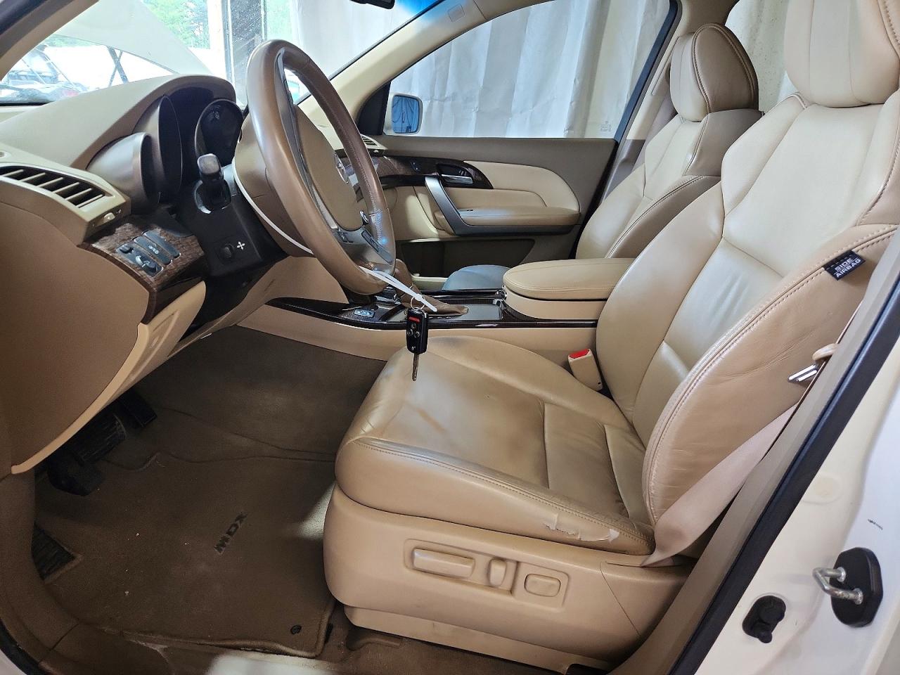 2010 Acura Mdx Белый vin: 2HNYD2H2XAH503454