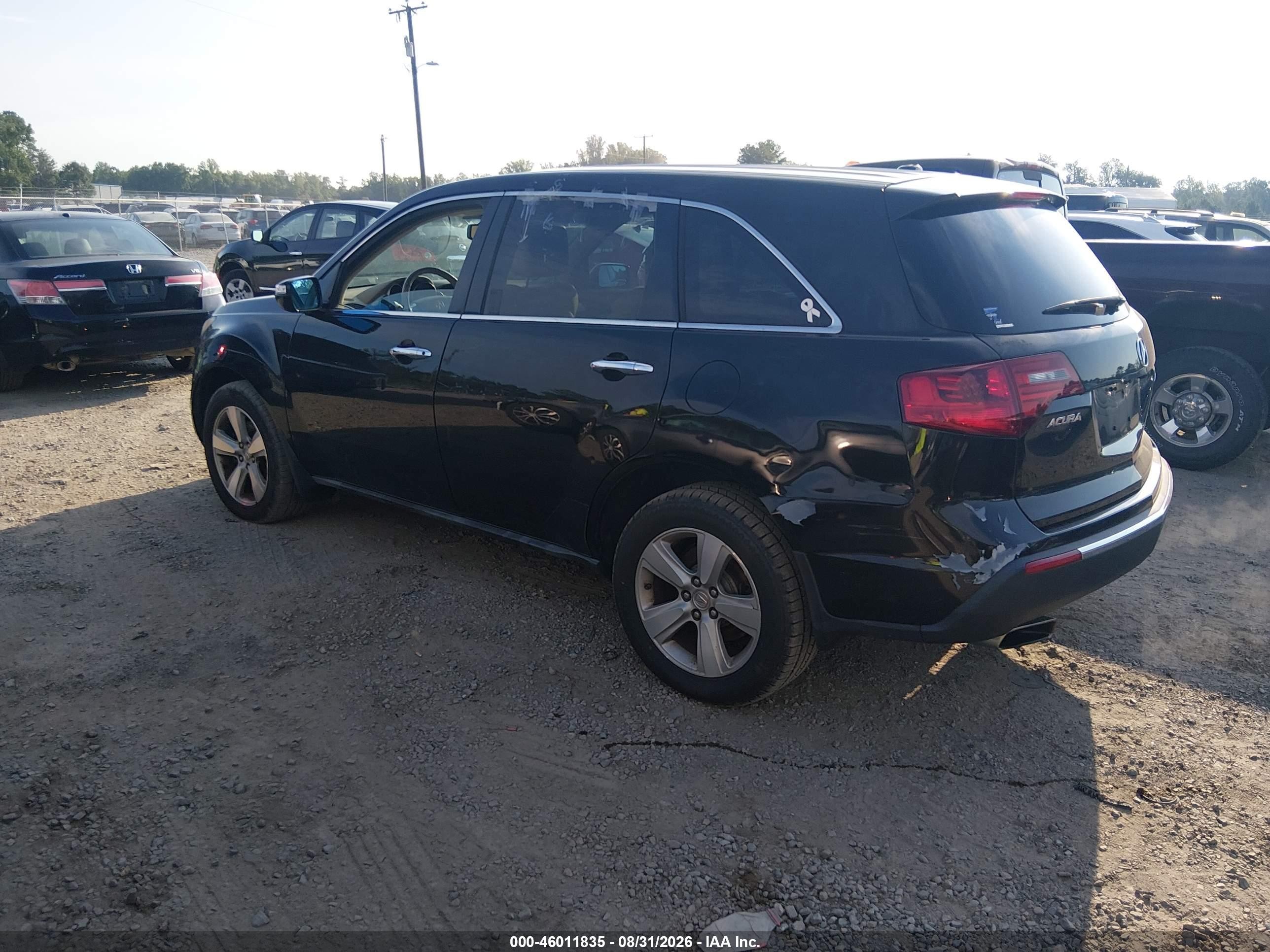 2010 Acura Mdx   Black vin: 2HNYD2H2XAH511909