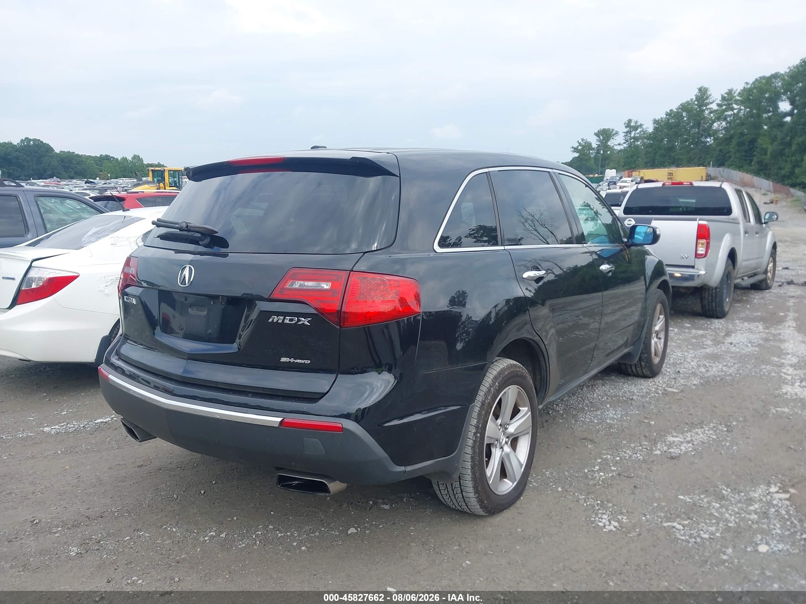 2010 Acura Mdx   Black vin: 2HNYD2H2XAH516026