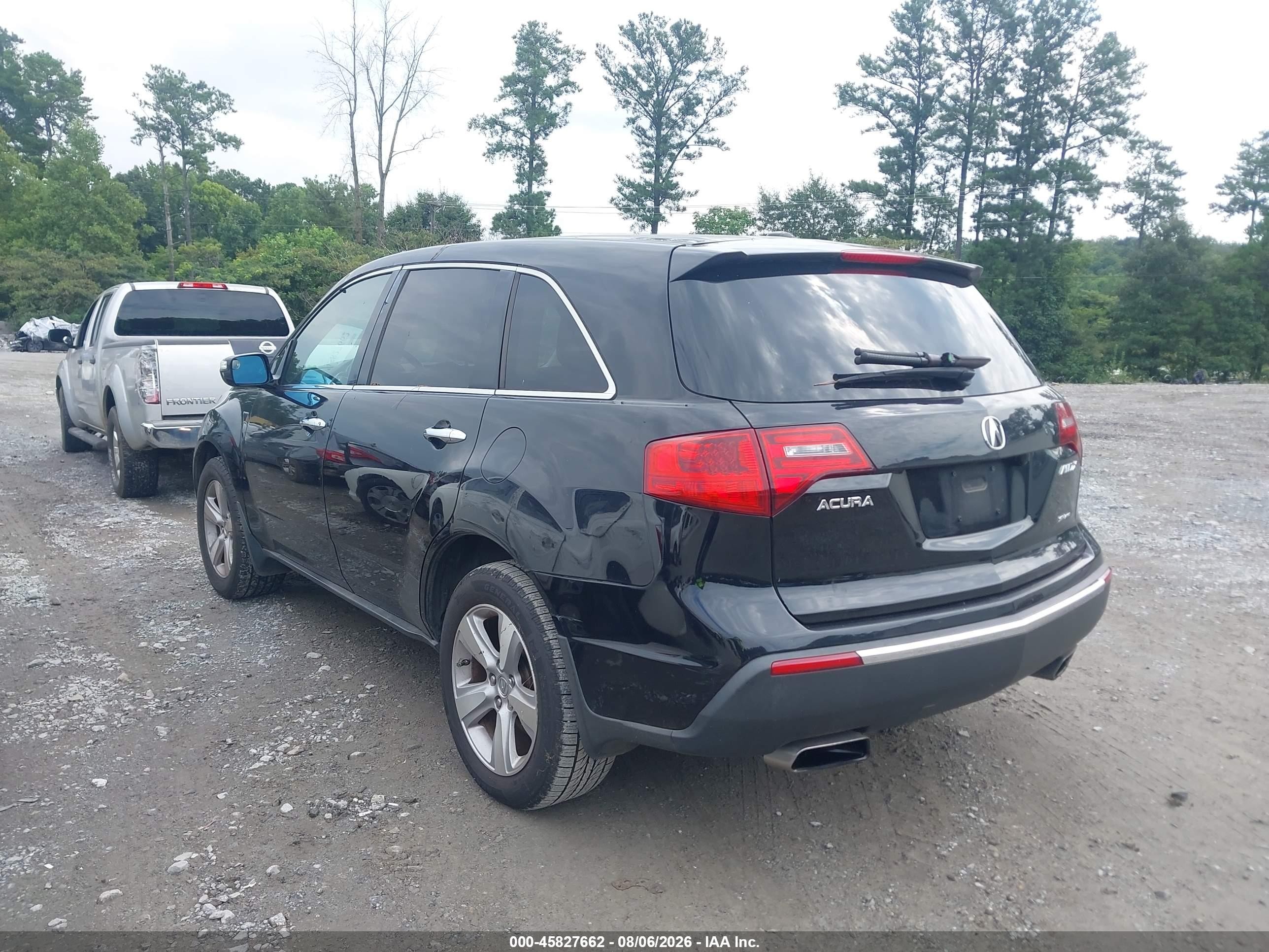 2010 Acura Mdx   Black vin: 2HNYD2H2XAH516026