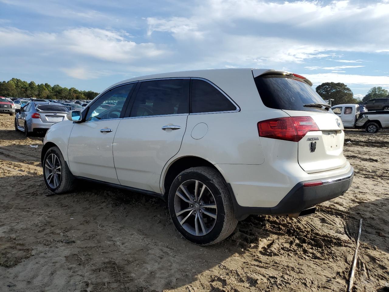 2010 Acura Mdx Белый vin: 2HNYD2H2XAH518245