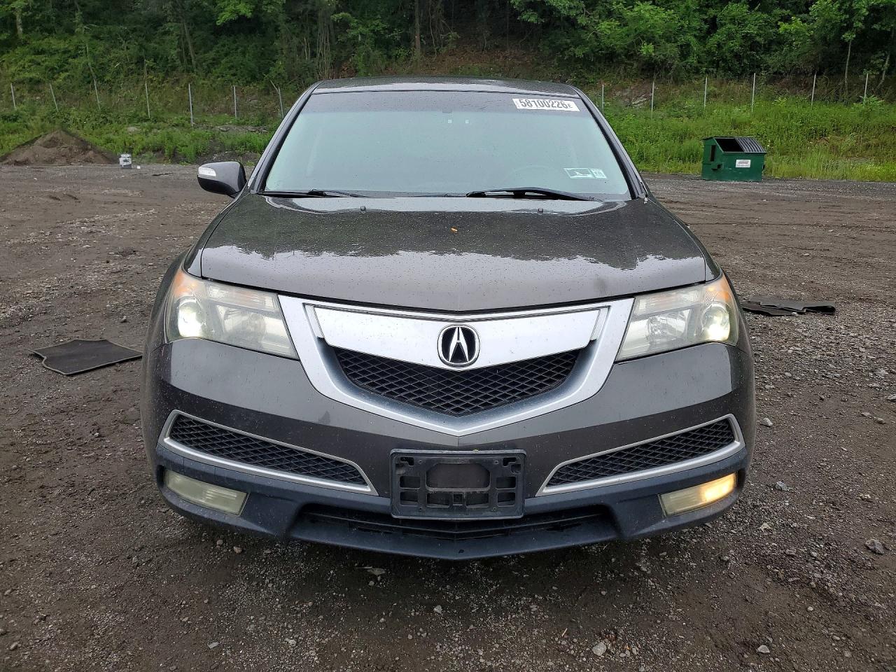2010 Acura Mdx Gray vin: 2HNYD2H2XAH519220
