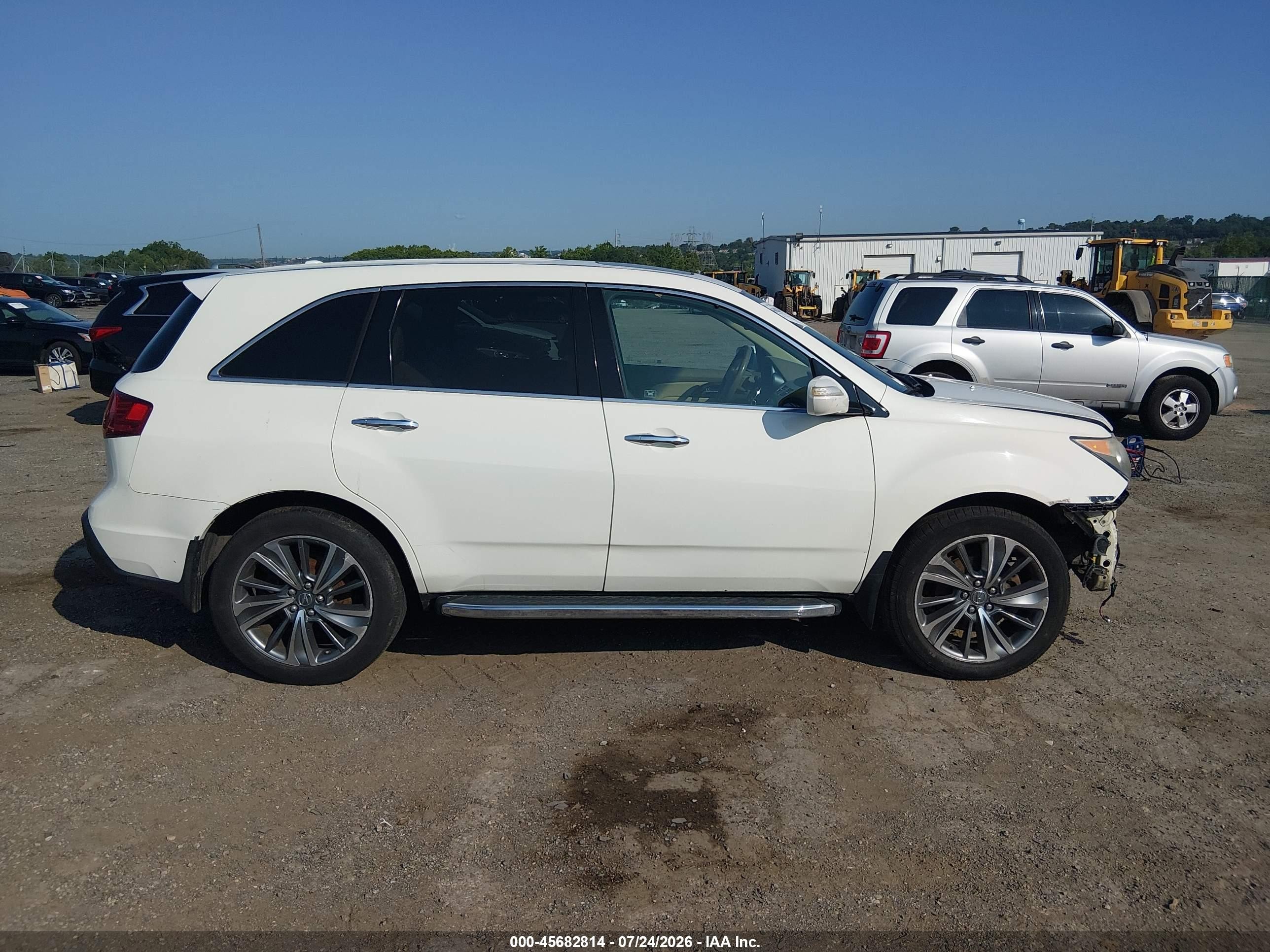 2010 Acura Mdx 3.7l (a6) Белый vin: 2HNYD2H2XAH528130
