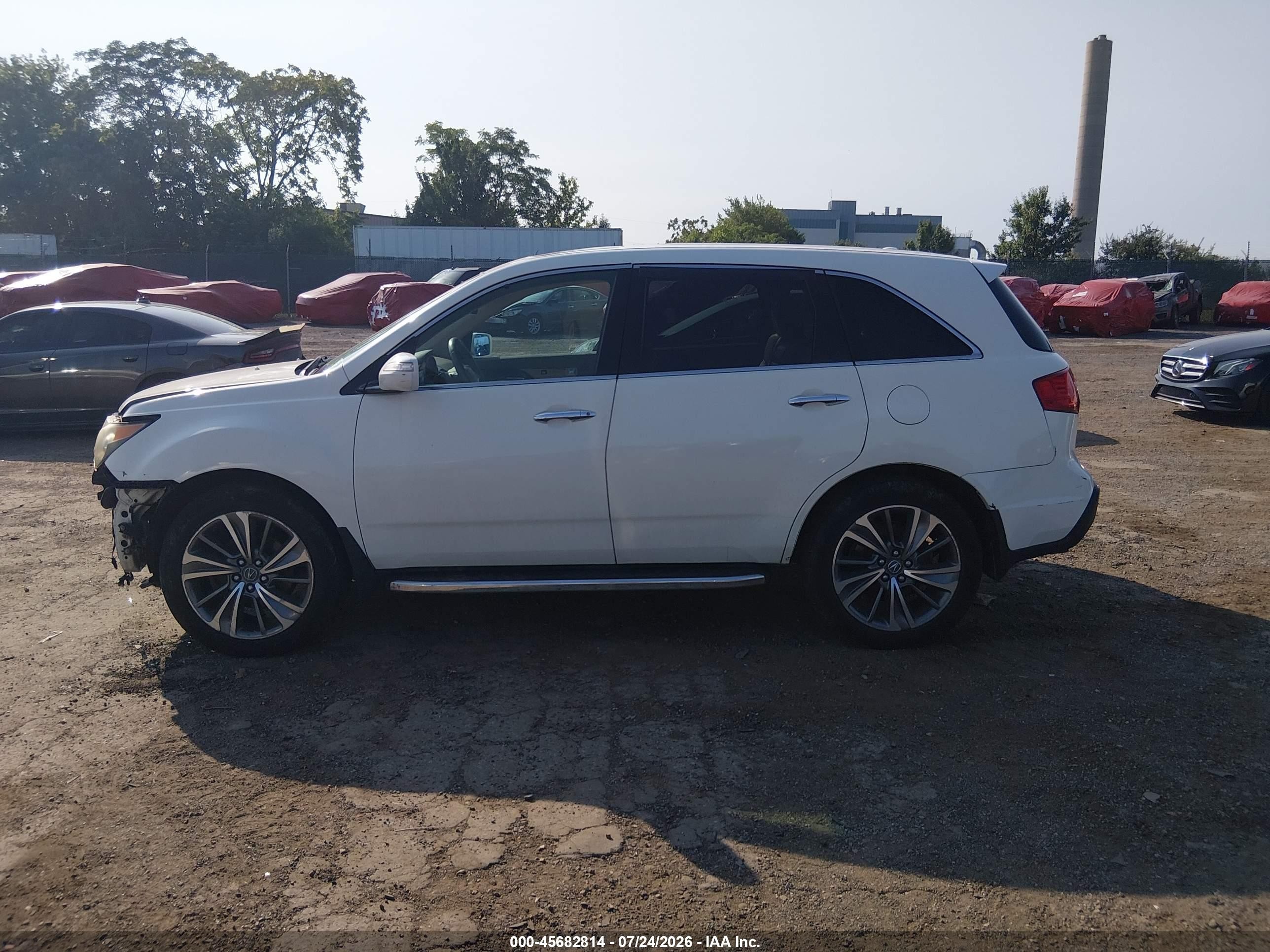 2010 Acura Mdx 3.7l (a6) Белый vin: 2HNYD2H2XAH528130
