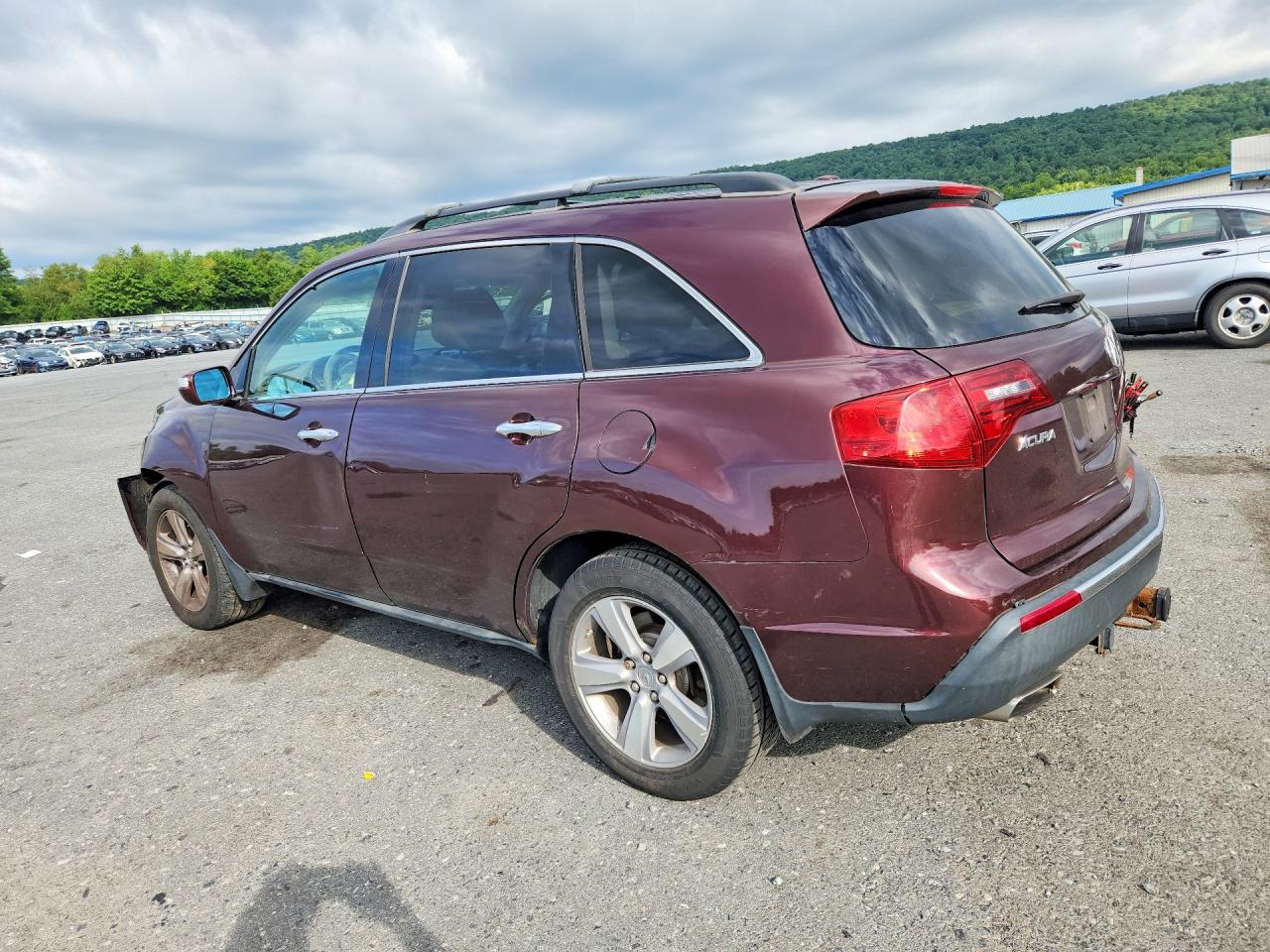 2011 Acura Mdx Burgundy vin: 2HNYD2H2XBH512687